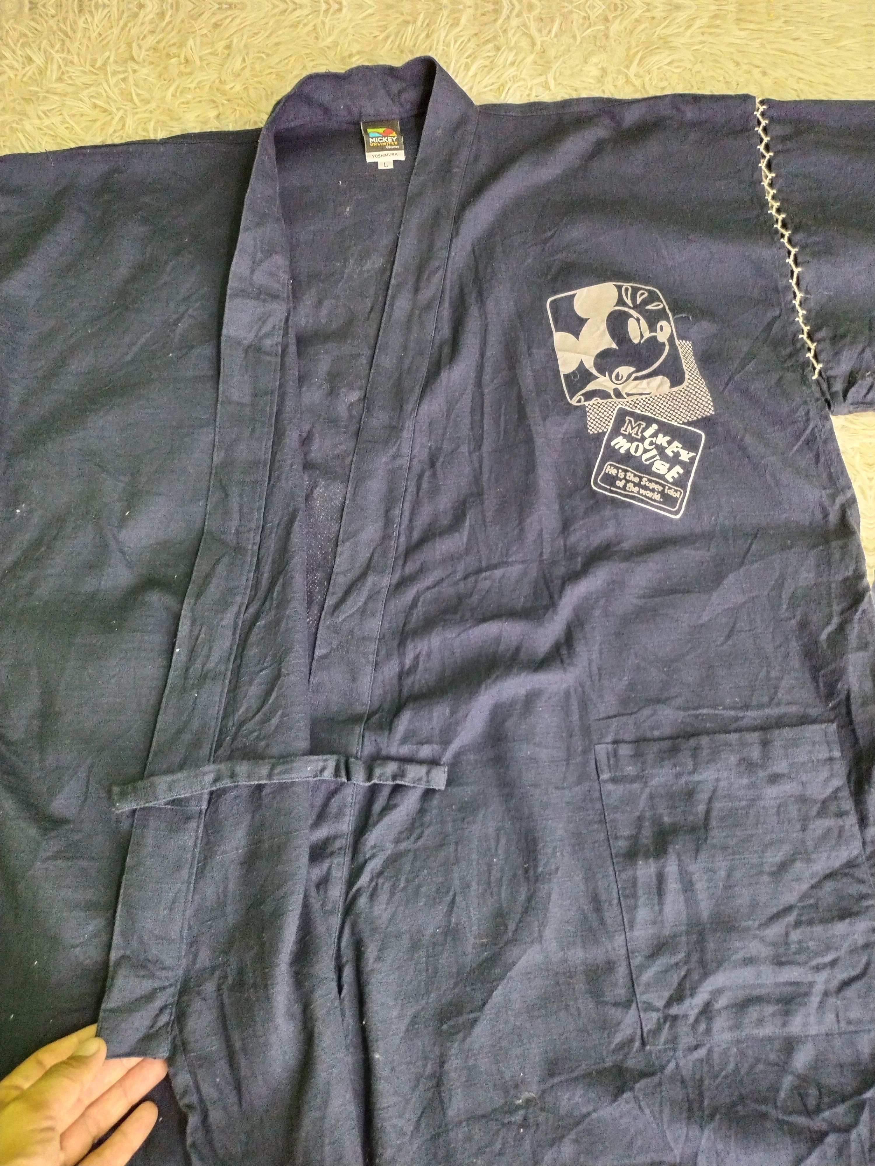 Japanese Brand VINTAGE KIMONO MICKEY MOUSE JAPANESE Size US L / EU 52-54 / 3 - 5 Thumbnail