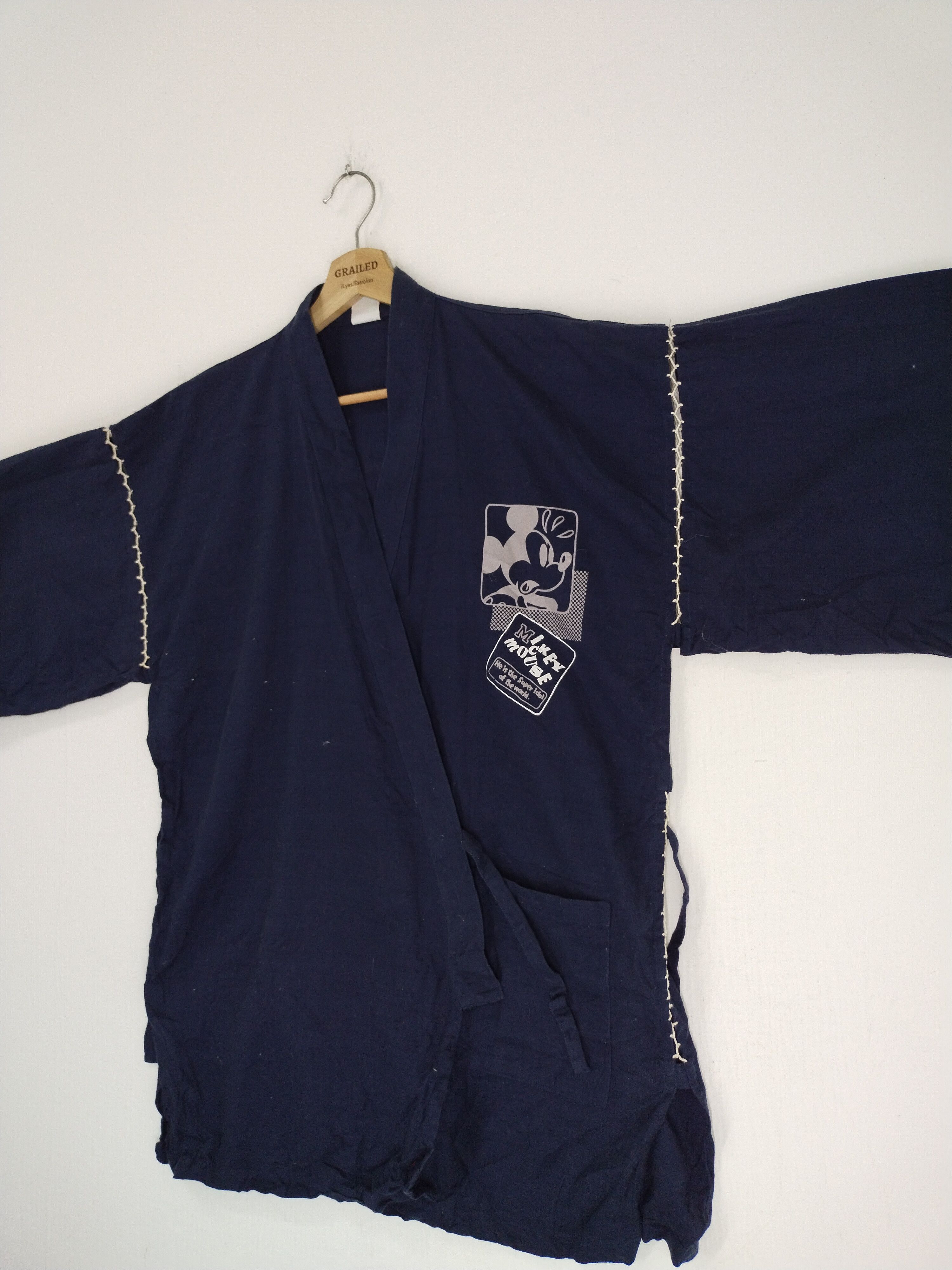 Japanese Brand VINTAGE KIMONO MICKEY MOUSE JAPANESE Size US L / EU 52-54 / 3 - 4 Thumbnail