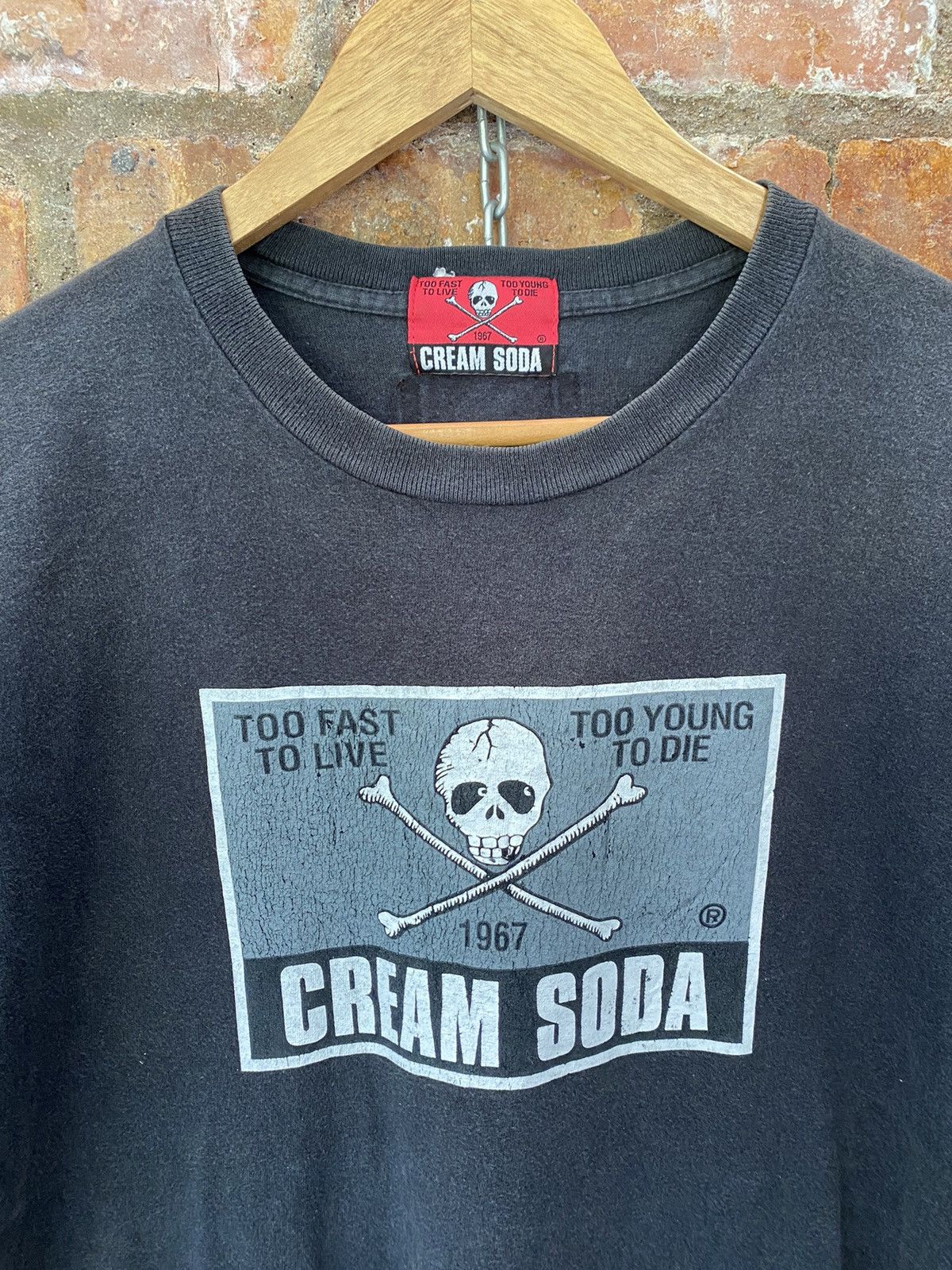 20471120 × Hiroshi Fujiwara × Japanese Brand Vtg Cream Soda too fast to live too young to die 50th Size US M / EU 48-50 / 2 - 4 Thumbnail