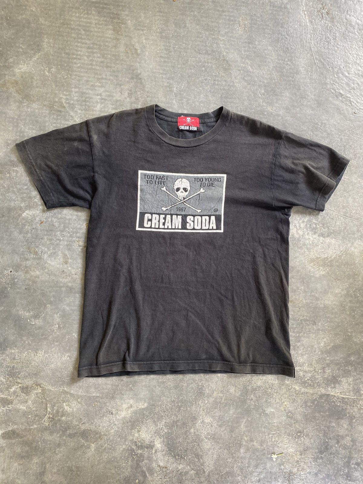 20471120 × Hiroshi Fujiwara × Japanese Brand Vtg Cream Soda too fast to live too young to die 50th Size US M / EU 48-50 / 2 - 2 Thumbnail