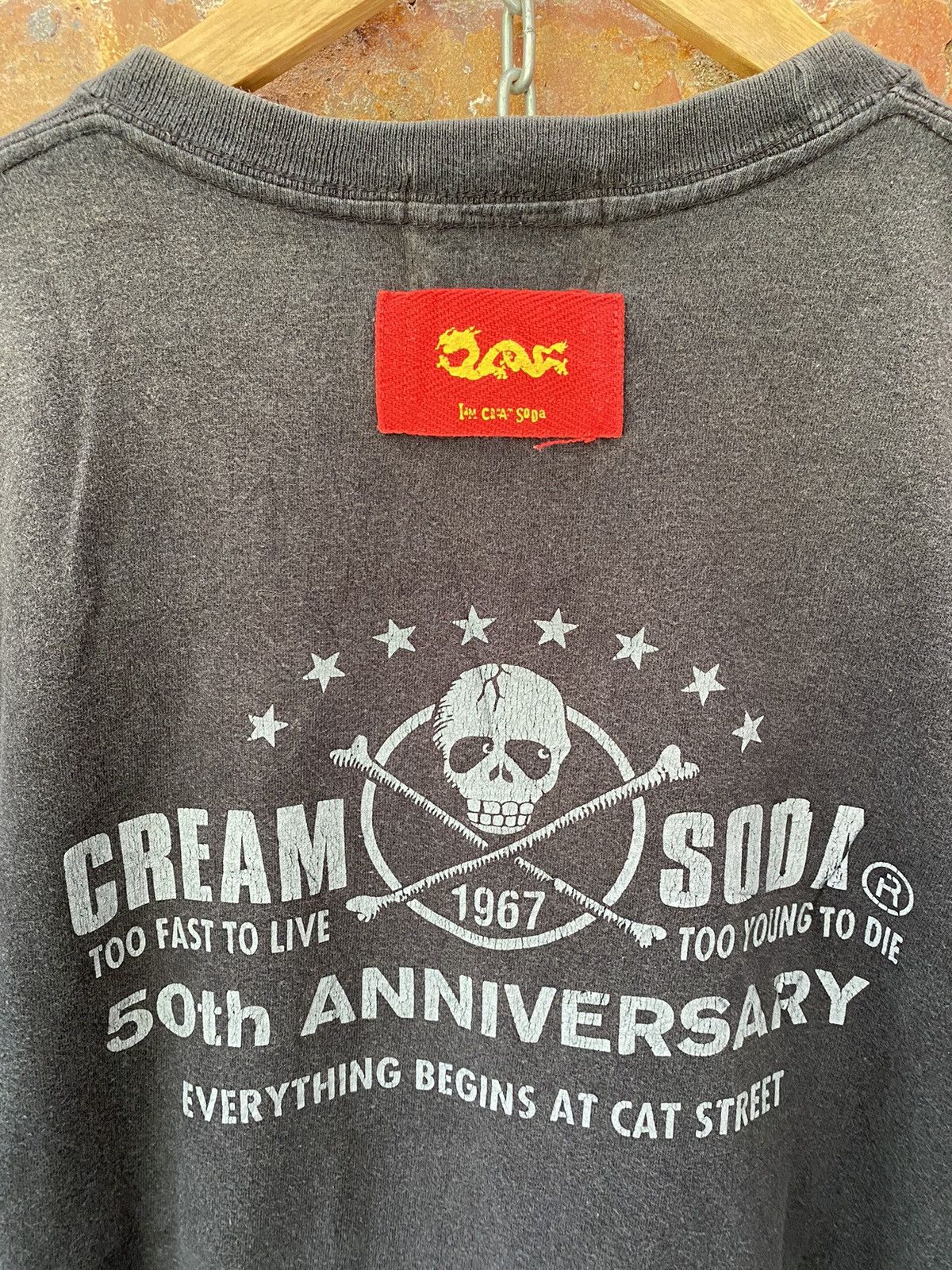 20471120 × Hiroshi Fujiwara × Japanese Brand Vtg Cream Soda too fast to live too young to die 50th Size US M / EU 48-50 / 2 - 7 Thumbnail