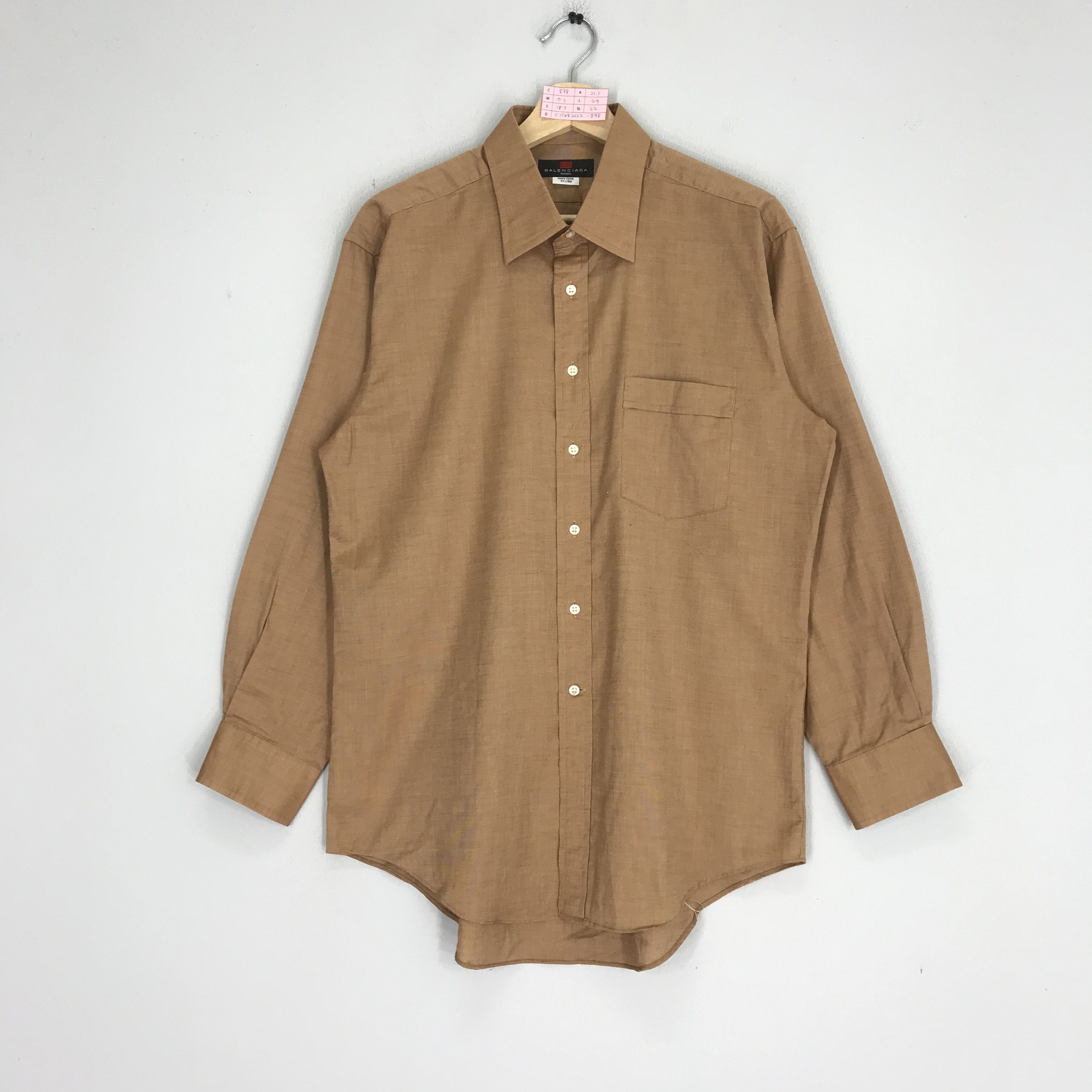 Balenciaga Vintage Balenciaga Oxford Button Up Casual Shirt Size US L / EU 52-54 / 3 - 1 Thumbnail