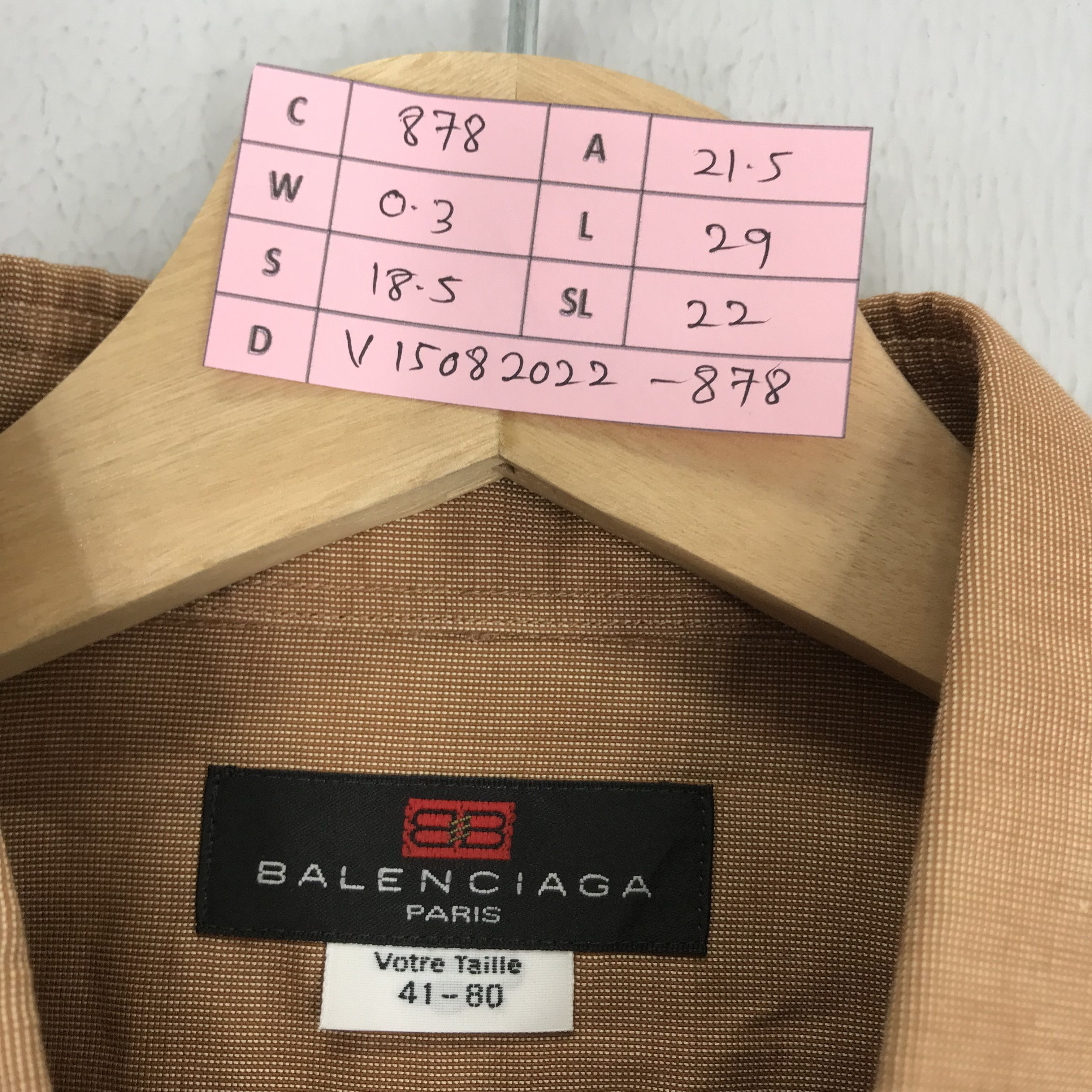 Balenciaga Vintage Balenciaga Oxford Button Up Casual Shirt Size US L / EU 52-54 / 3 - 7 Thumbnail