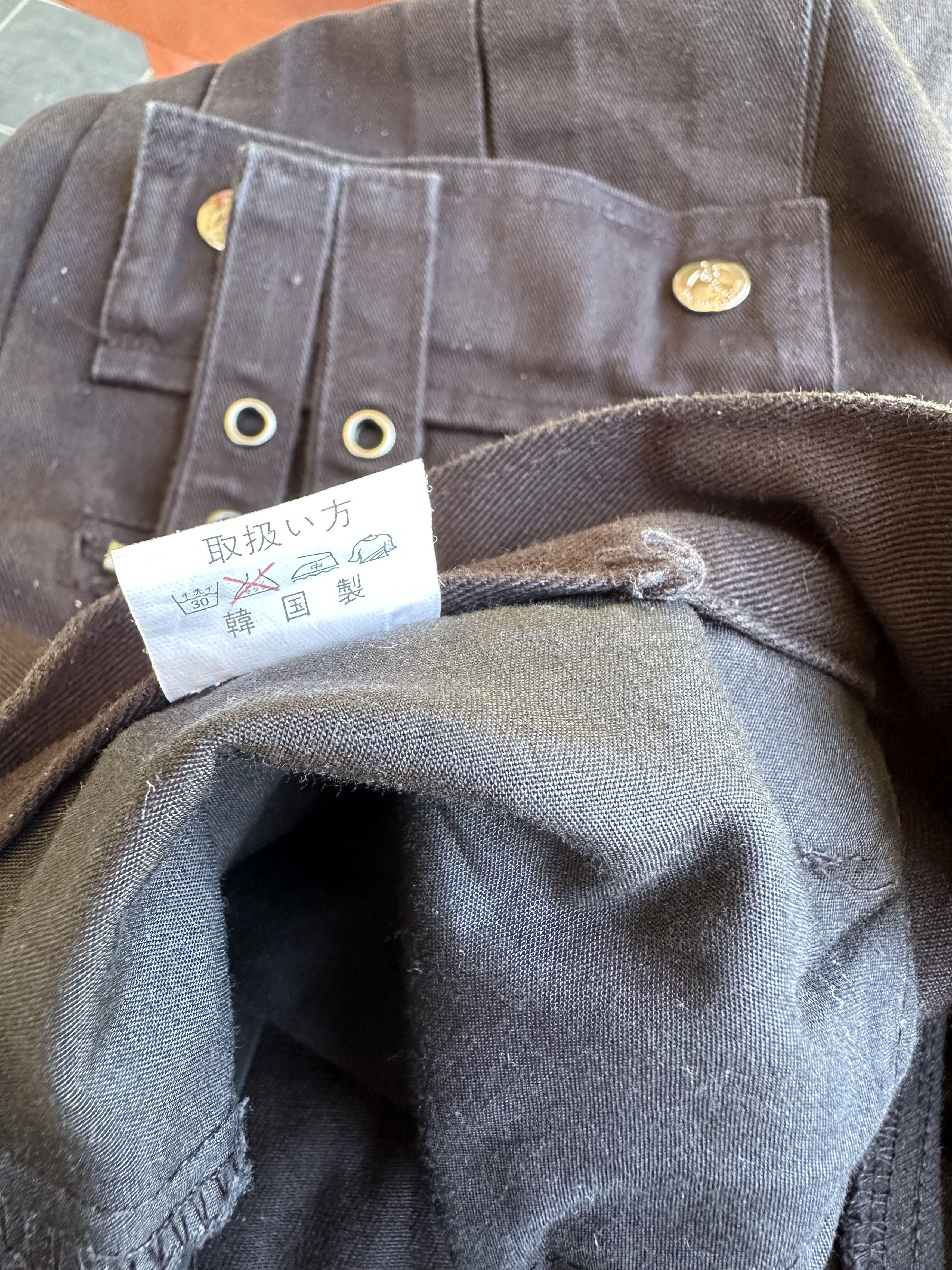 If Six Was Nine Vintage Seditionaries Devil & Bass Stud Zipper Cargo Pants Size US 29 - 11 Thumbnail