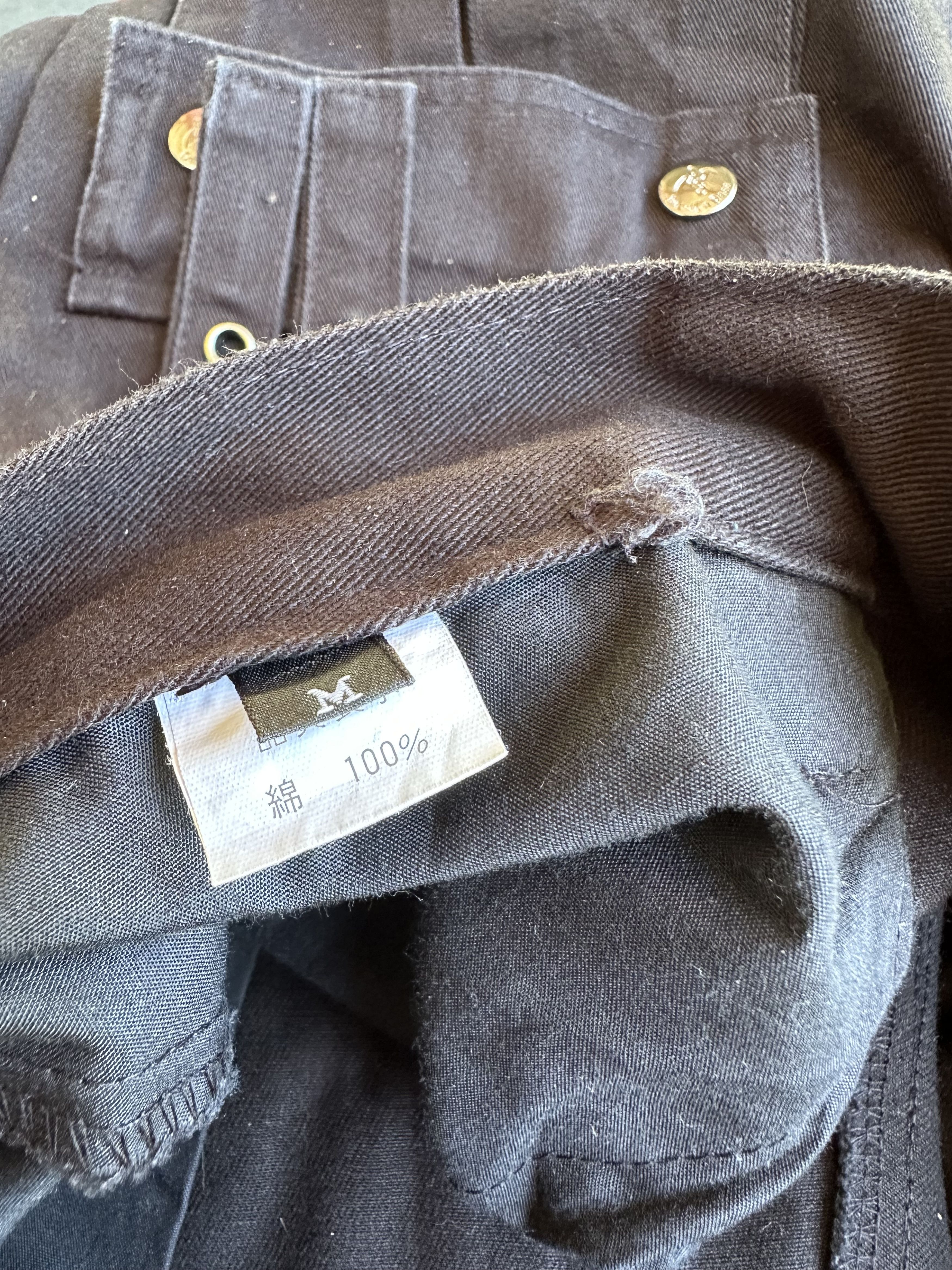 If Six Was Nine Vintage Seditionaries Devil & Bass Stud Zipper Cargo Pants Size US 29 - 10 Thumbnail