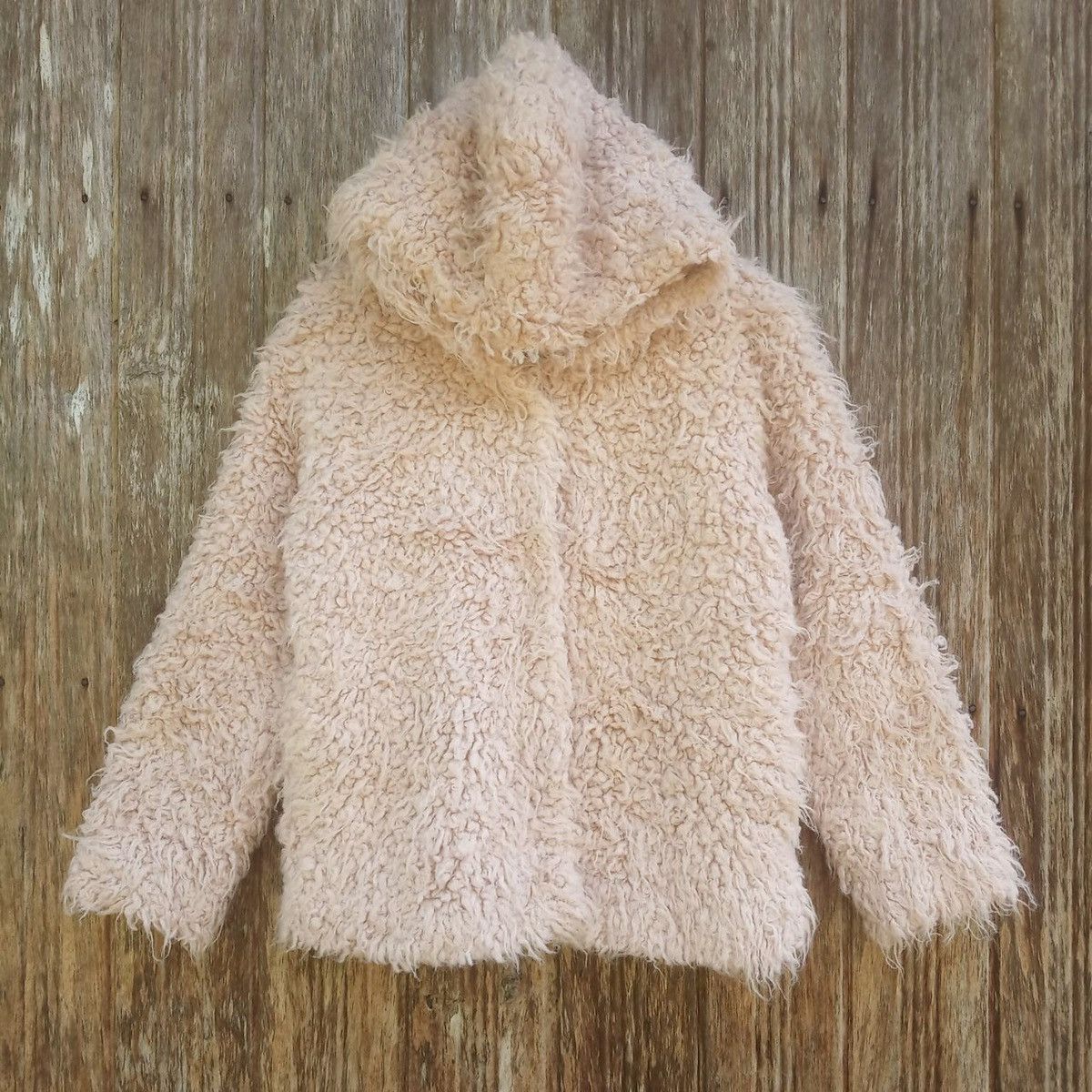 Beams Plus Rare!! Faux Fur Ray Beams Zipper Hoodie Japanese Brand Size US S / EU 44-46 / 1 - 1 Thumbnail