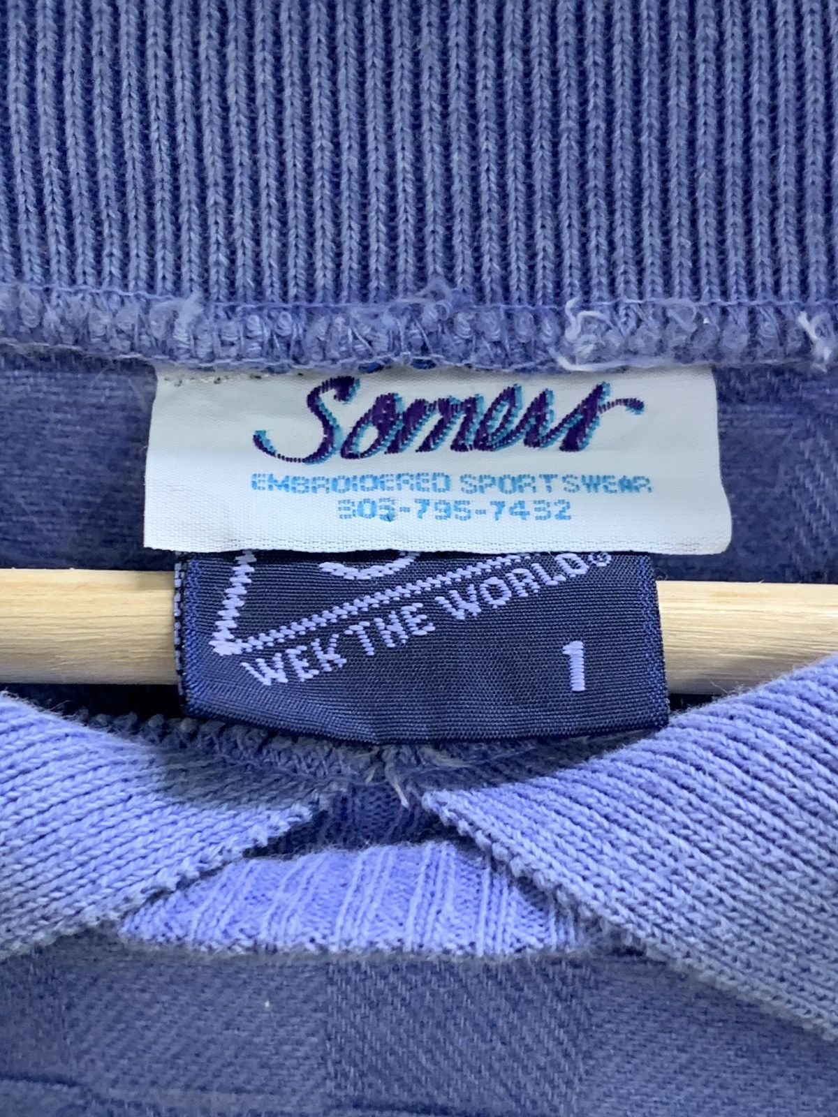 Vintage Vintage Maui Made in Usa Longsleeve Polo Shirt Size US XXL / EU 58 / 5 - 3 Thumbnail