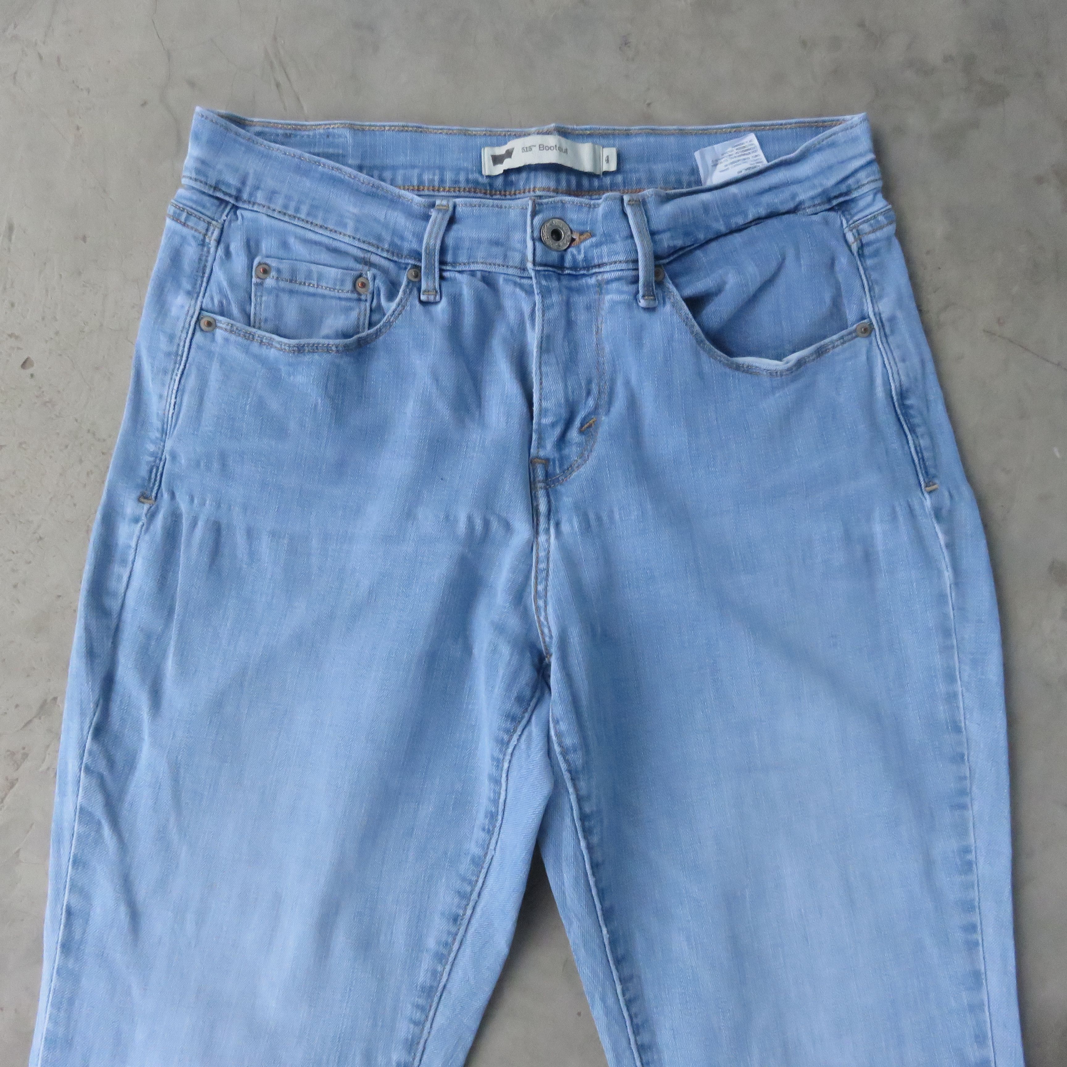 Levi's × Vintage Vintage Levis 515 Bootcut Wash Jeans 34x31 Size US 34 / EU 50 - 2 Thumbnail