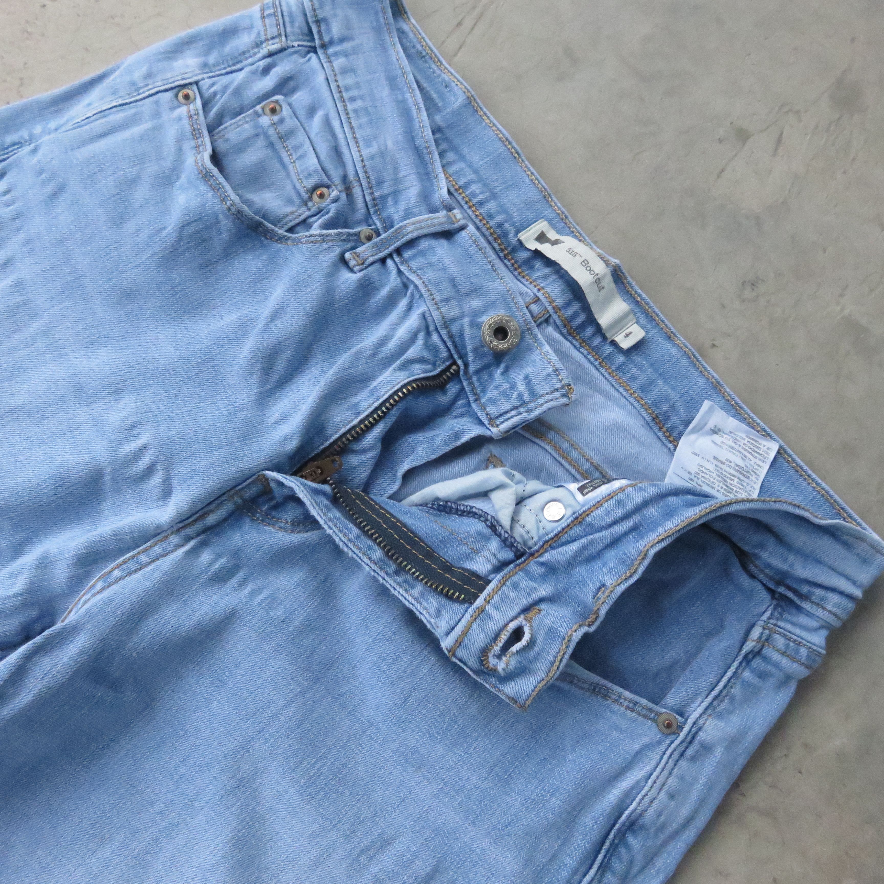 Levi's × Vintage Vintage Levis 515 Bootcut Wash Jeans 34x31 Size US 34 / EU 50 - 9 Thumbnail
