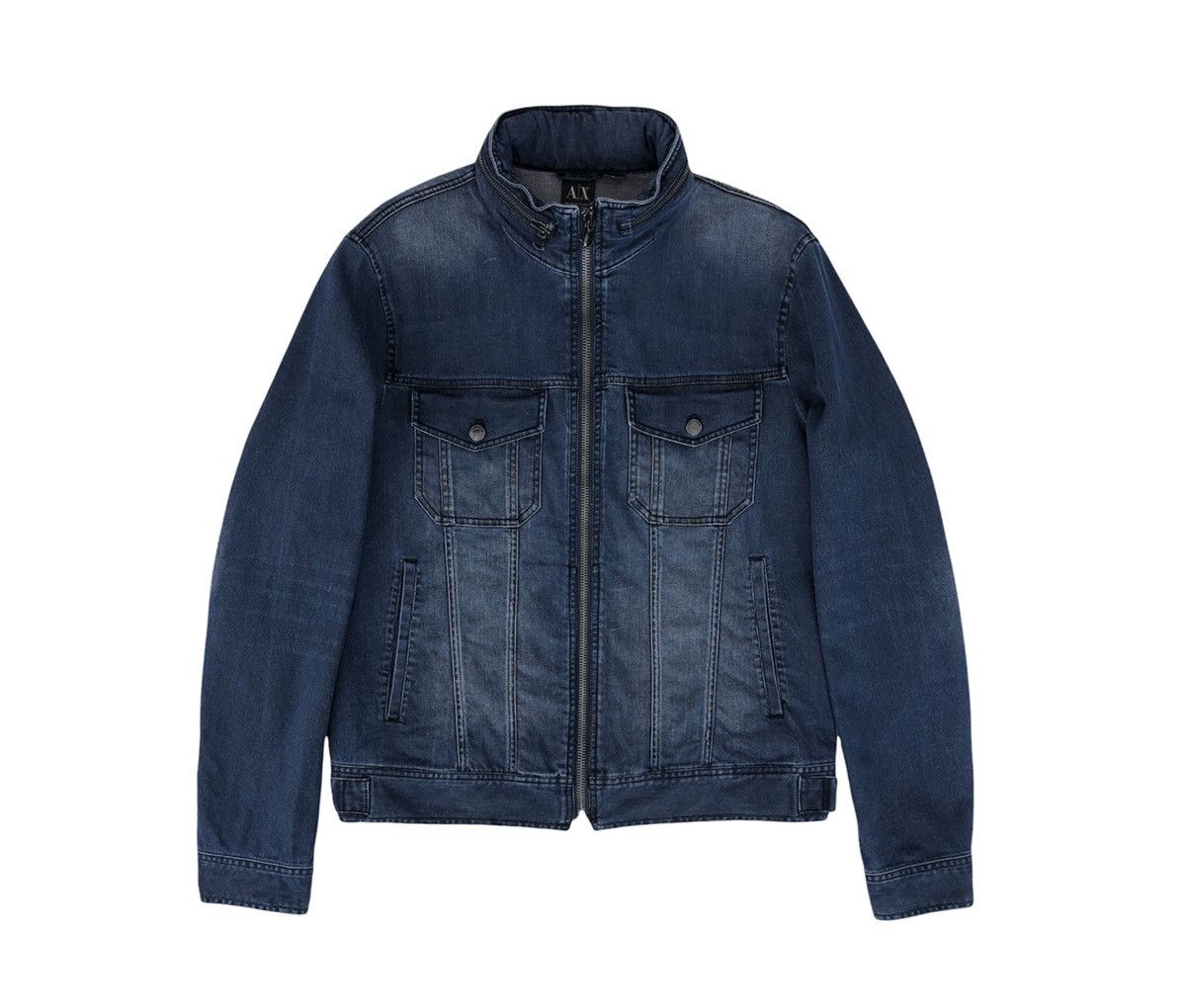 Armani Exchange Armani Exchange Stretchable Denim Jacket Size US XL / EU 56 / 4 - 1 Thumbnail