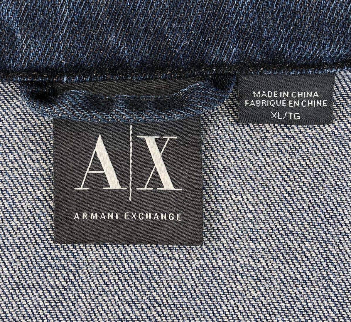 Armani Exchange Armani Exchange Stretchable Denim Jacket Size US XL / EU 56 / 4 - 9 Thumbnail