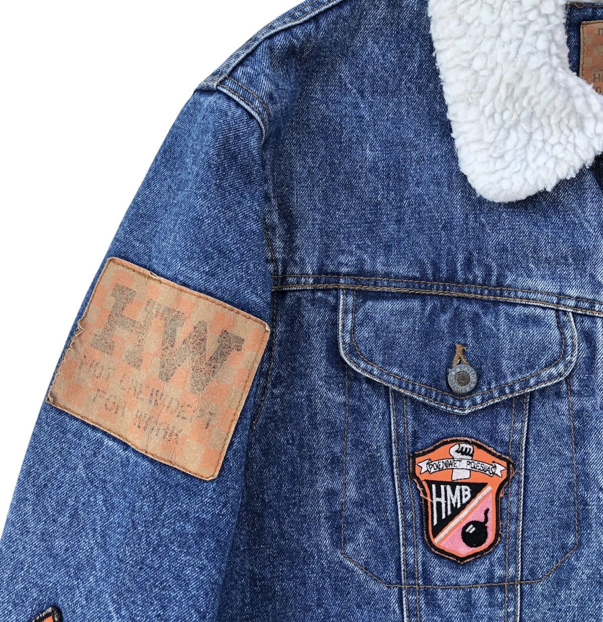 Japanese Brand 🔥VTG Hot Crew Deck Security Catapult Aircraft Denim Jacket Size US XL / EU 56 / 4 - 6 Thumbnail