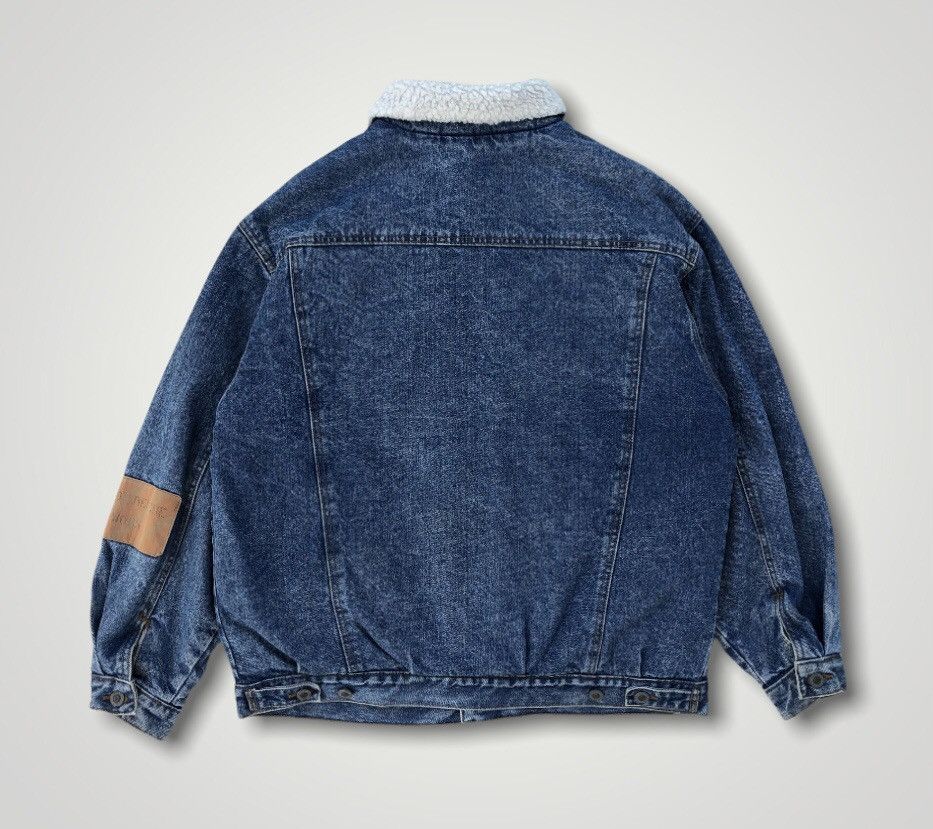 Japanese Brand 🔥VTG Hot Crew Deck Security Catapult Aircraft Denim Jacket Size US XL / EU 56 / 4 - 2 Thumbnail