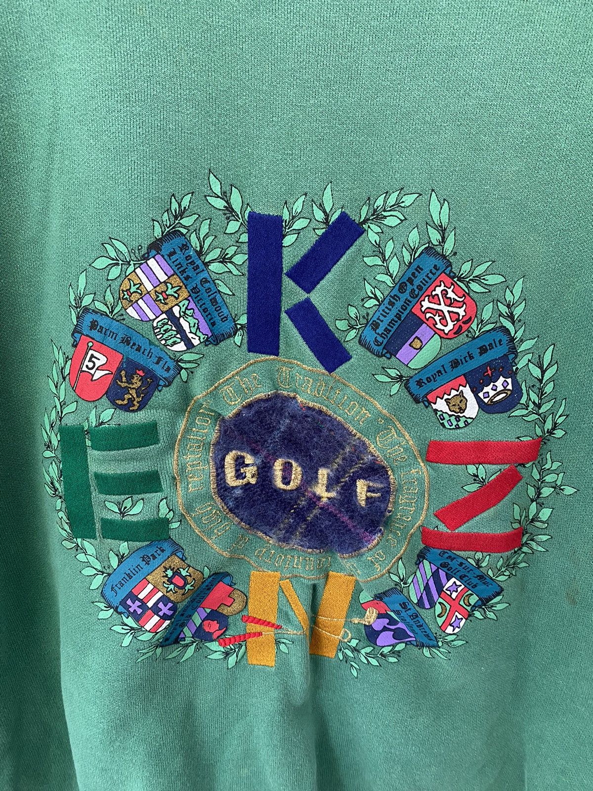 Kenzo 90s KENZO circle embroidered big logo Size US L / EU 52-54 / 3 - 4 Thumbnail