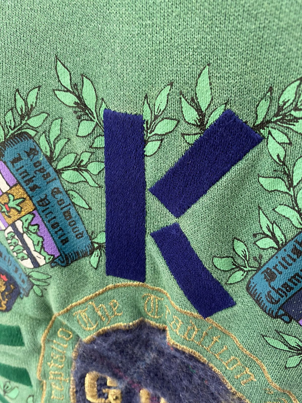 Kenzo 90s KENZO circle embroidered big logo Size US L / EU 52-54 / 3 - 5 Thumbnail