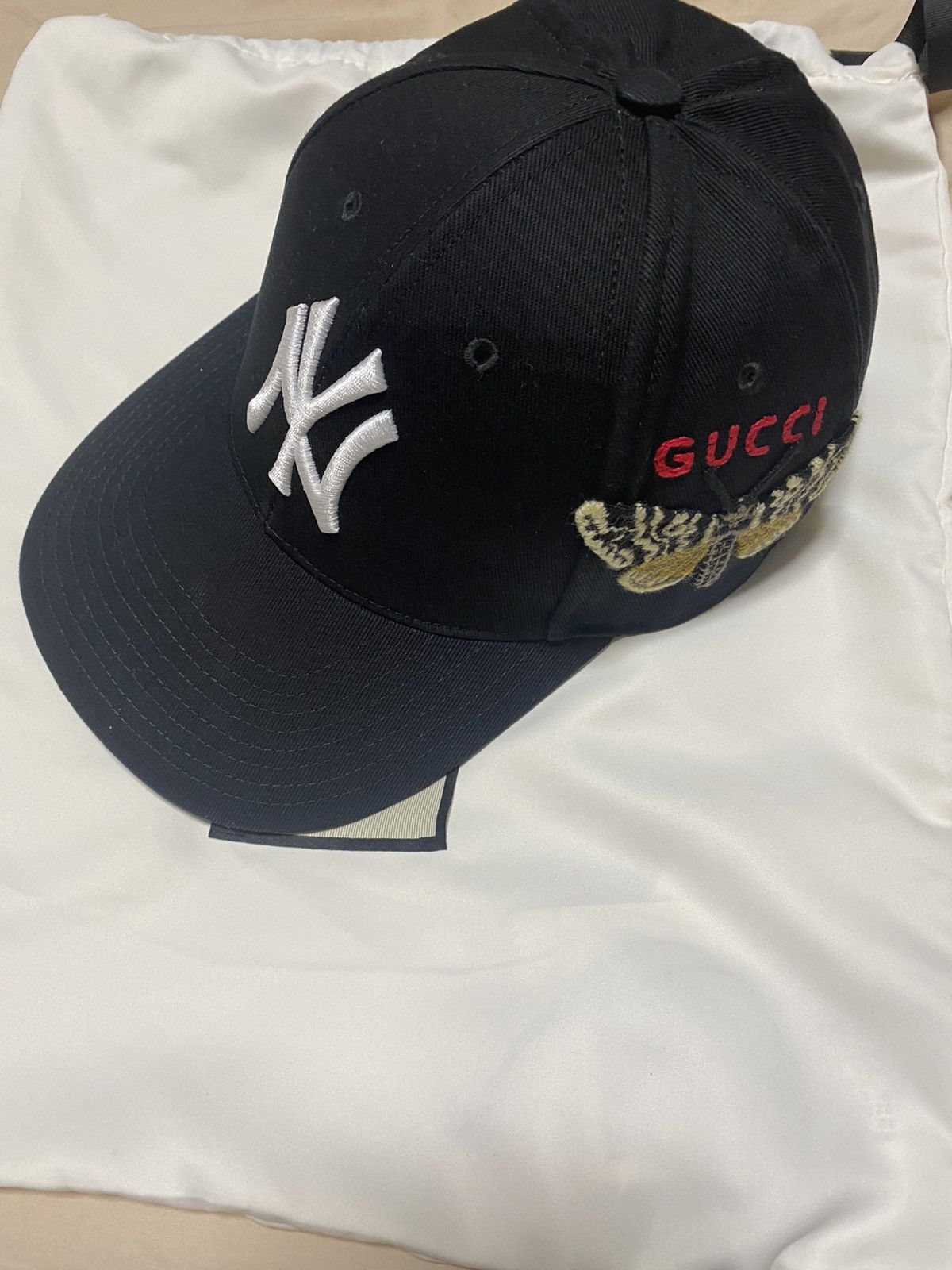 image of Gucci Yankee Hat in Black, Men's