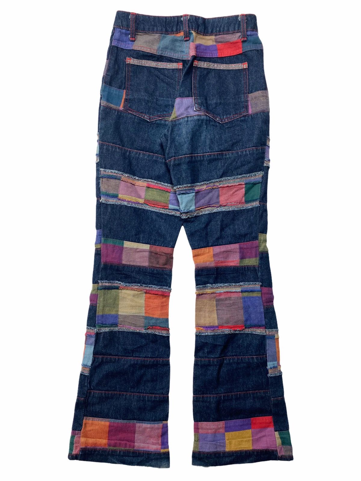 20471120 1990s Japanese Brand - Patchwork Hagi Denim Pants Size US 28 / EU 44 - 2 Thumbnail
