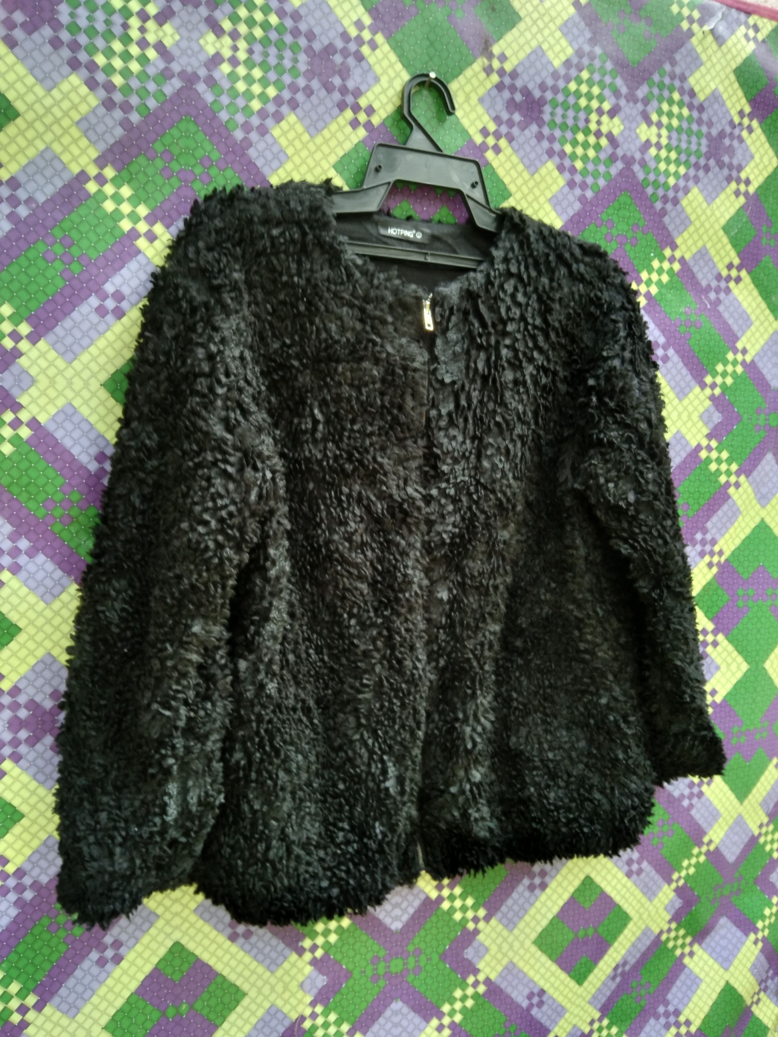Japanese Brand HOTPING DEEP PILE FLEECE SHERPA CARDIGAN Size M / US 6-8 / IT 42-44 - 3 Thumbnail