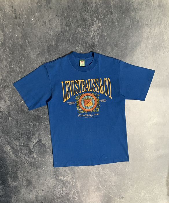 Vintage Levis Vintage 1992 T Shirt Tee Big Logo USA Y2K | Grailed