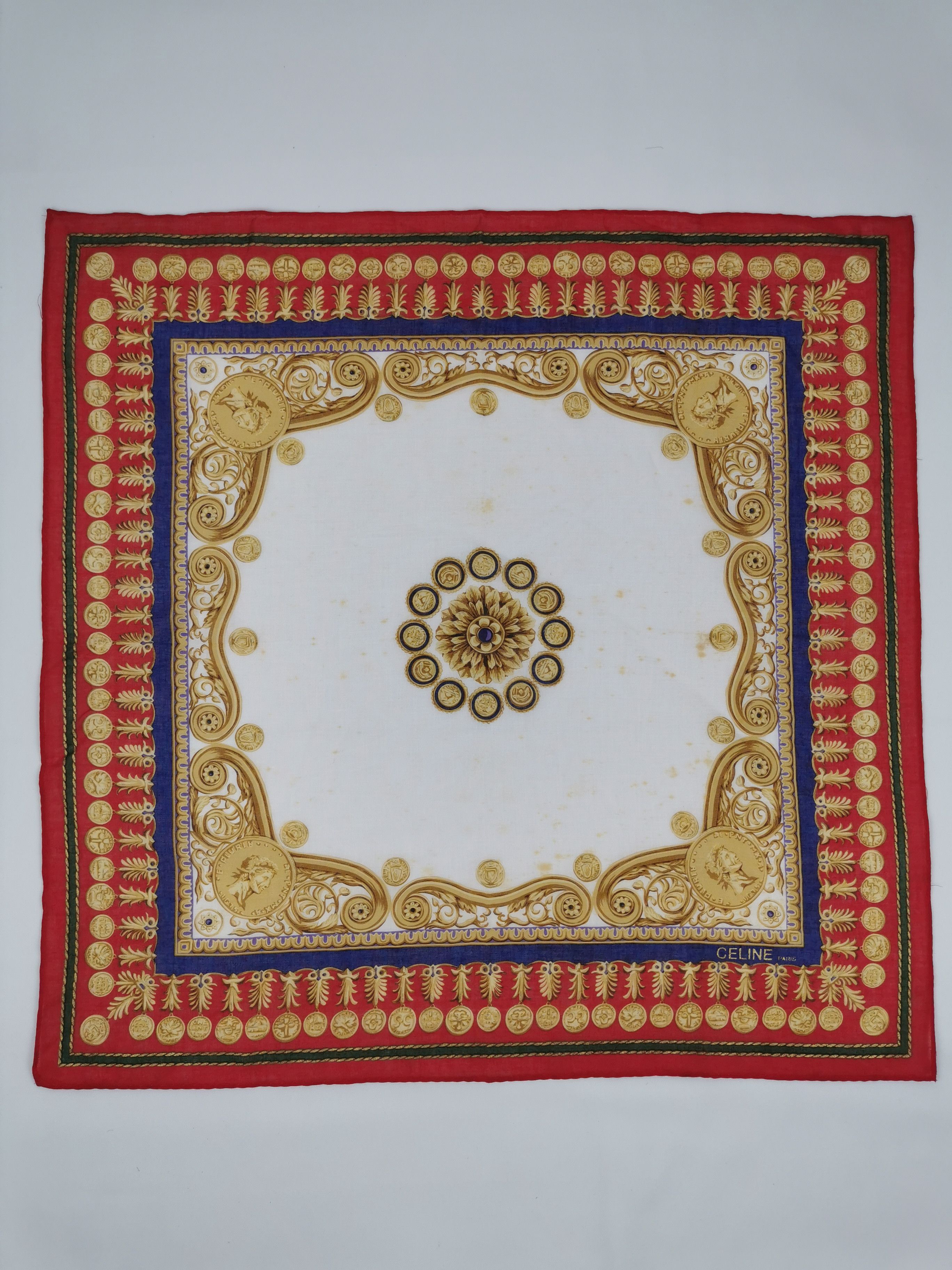 Celine × Vintage Celine handkerchief / bandana / neckerchief Size ONE SIZE - 2 Thumbnail