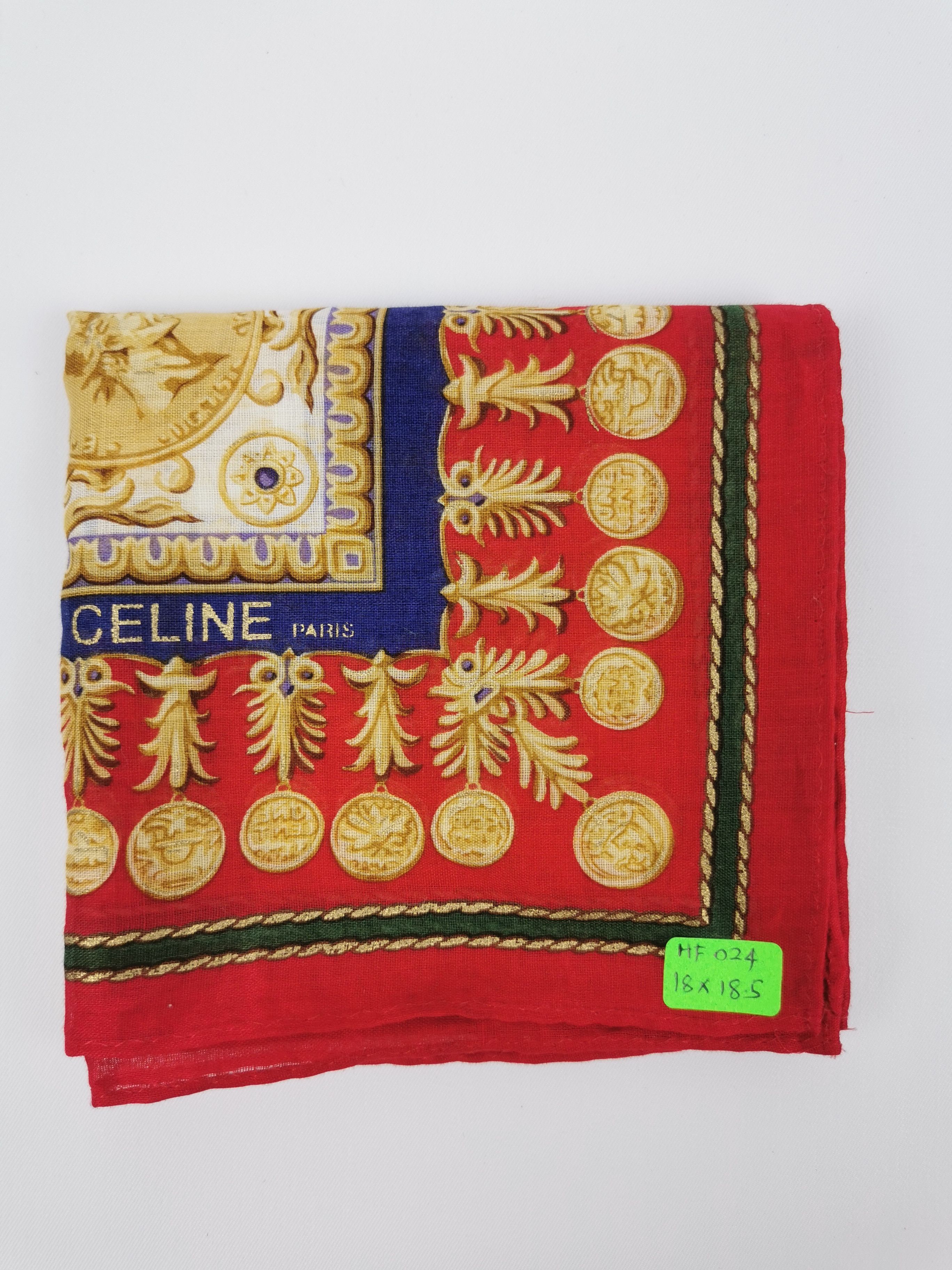 Celine × Vintage Celine handkerchief / bandana / neckerchief Size ONE SIZE - 5 Thumbnail