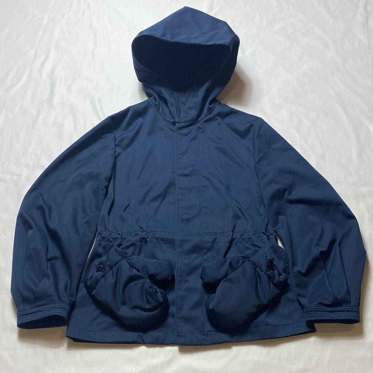 Image of Ne Net Ne-Net Mitten Pocket Parka in Navy, Men's (Size Small)