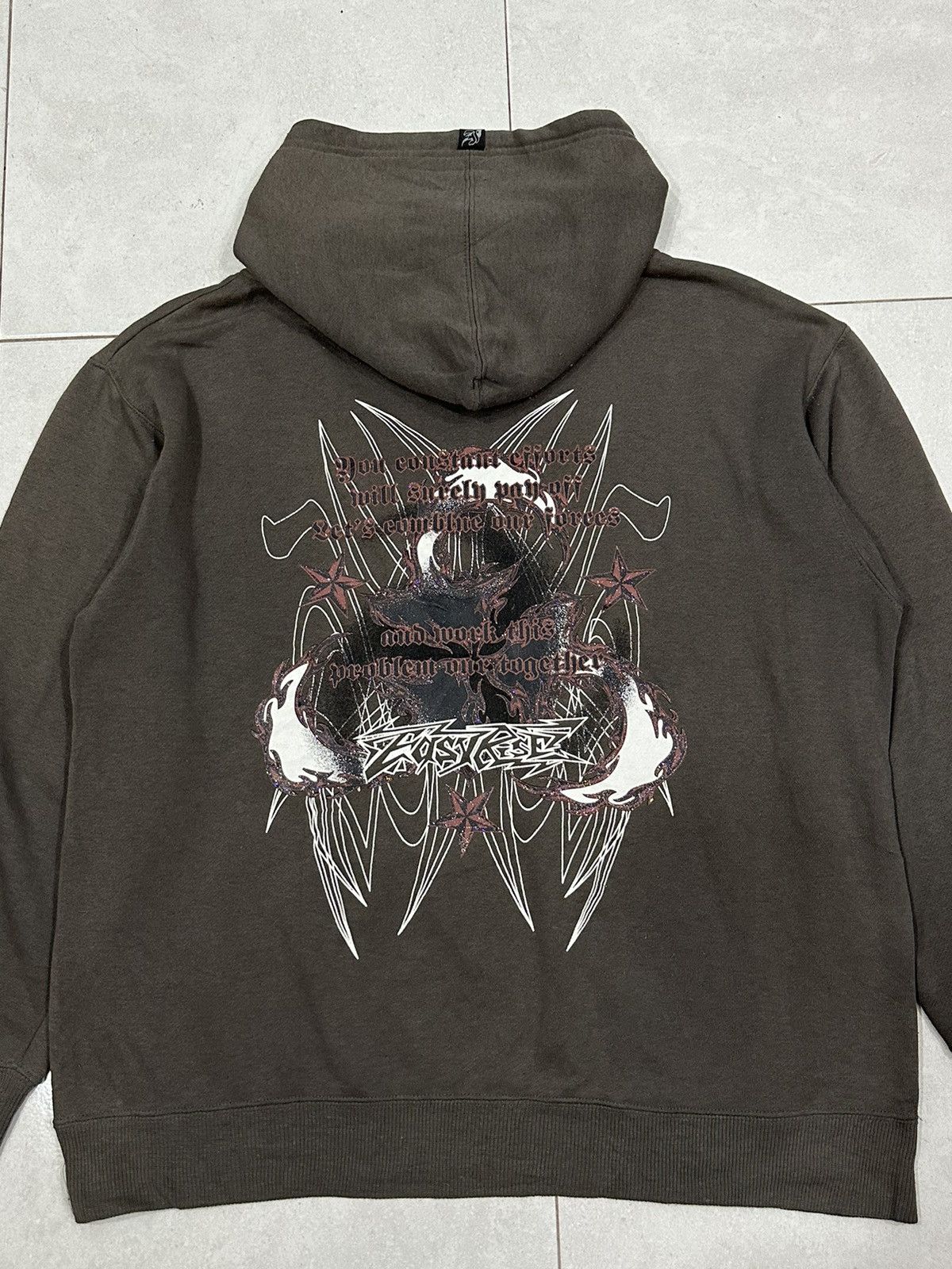 Japanese Brand Vintage East Rise Skates Hoodie Sweatshirts Size US L / EU 52-54 / 3 - 8 Thumbnail
