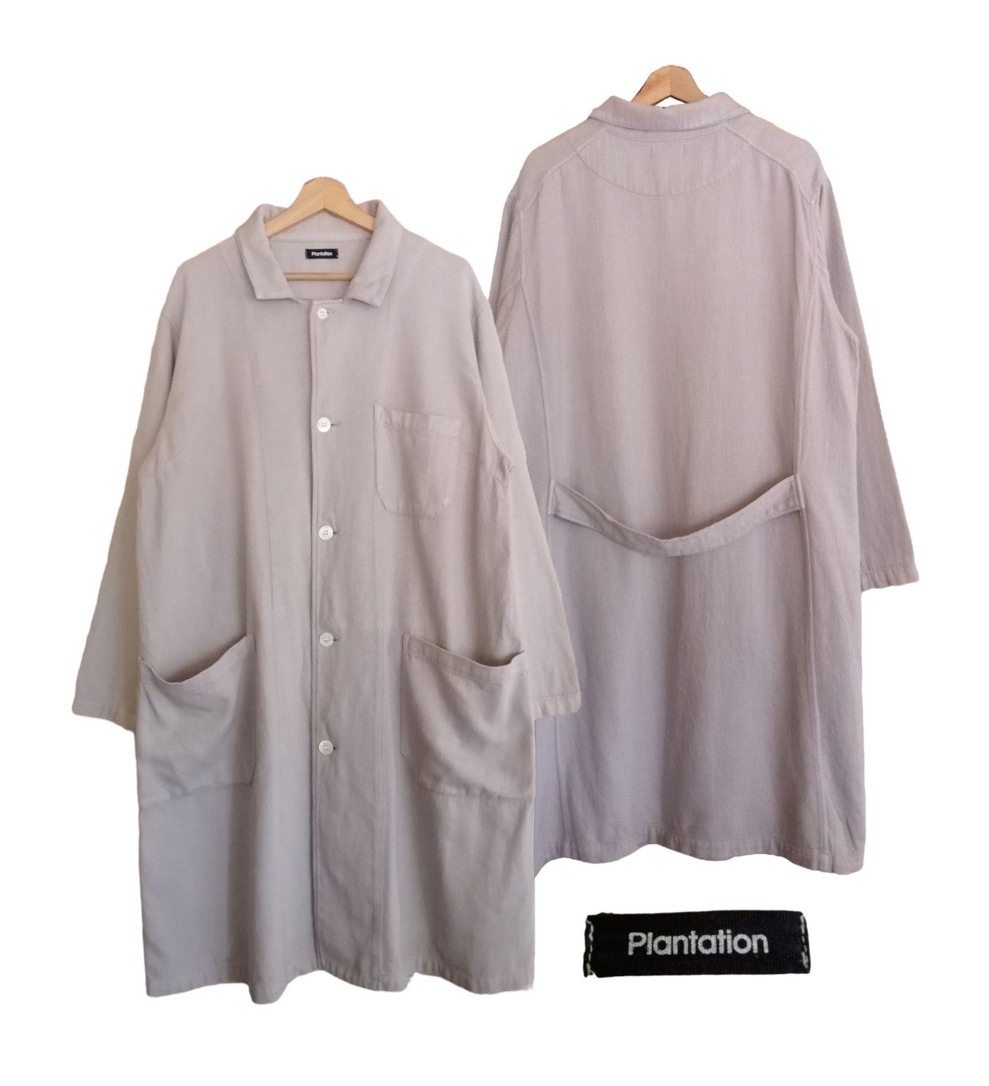 Issey Miyake × Japanese Brand × Vintage Vintage Plantation by Issey Miyake Long Jacket Size US M / EU 48-50 / 2 - 1 Thumbnail