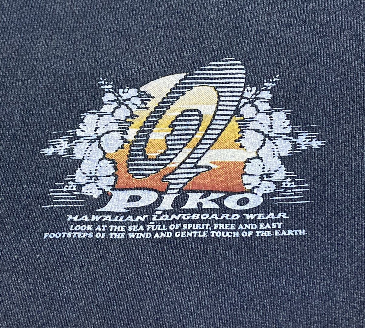 Japanese Brand PIKO HAWAIIAN FADED SWEATSHIRTS Size US L / EU 52-54 / 3 - 4 Thumbnail