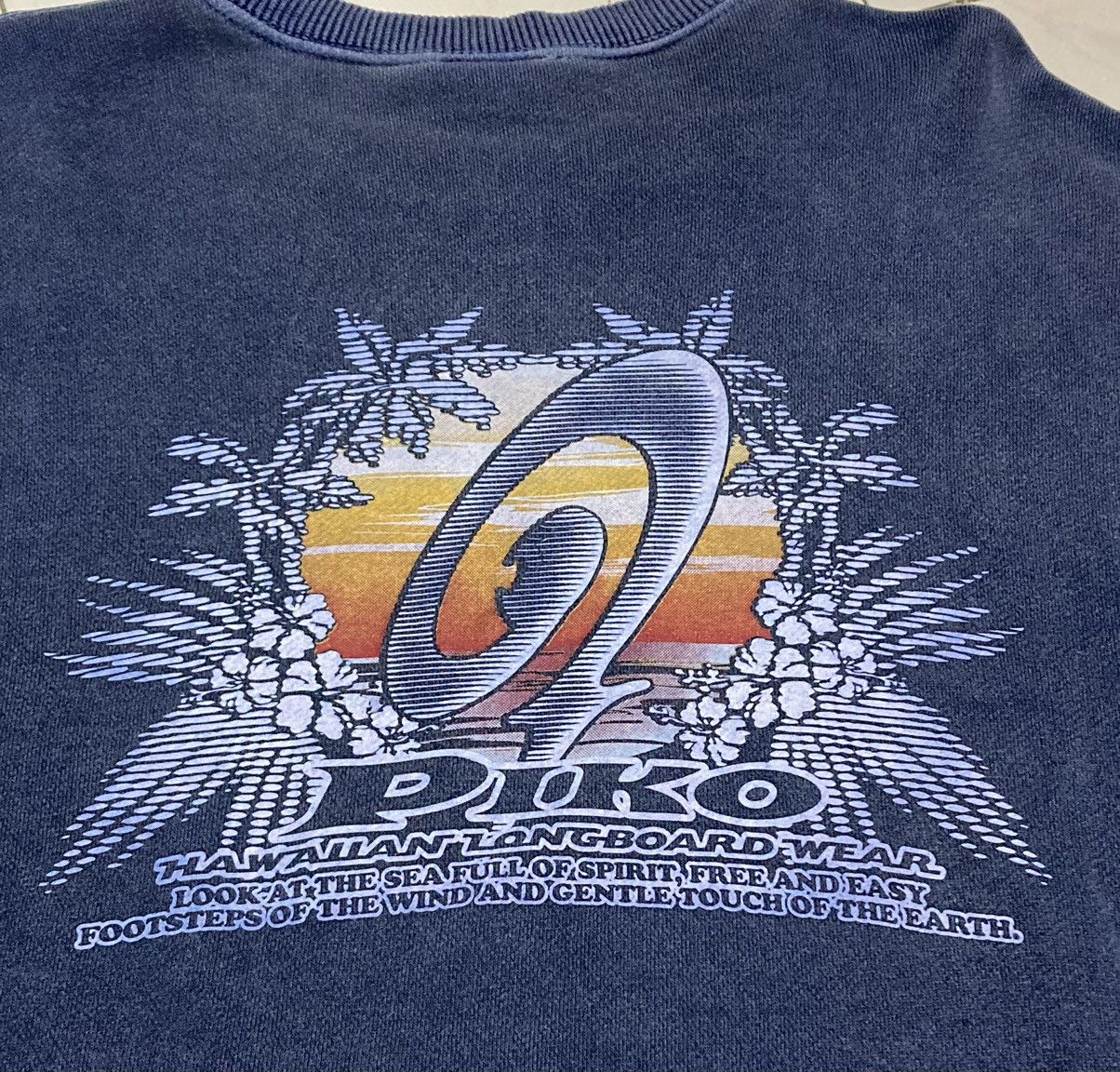 Japanese Brand PIKO HAWAIIAN FADED SWEATSHIRTS Size US L / EU 52-54 / 3 - 7 Thumbnail
