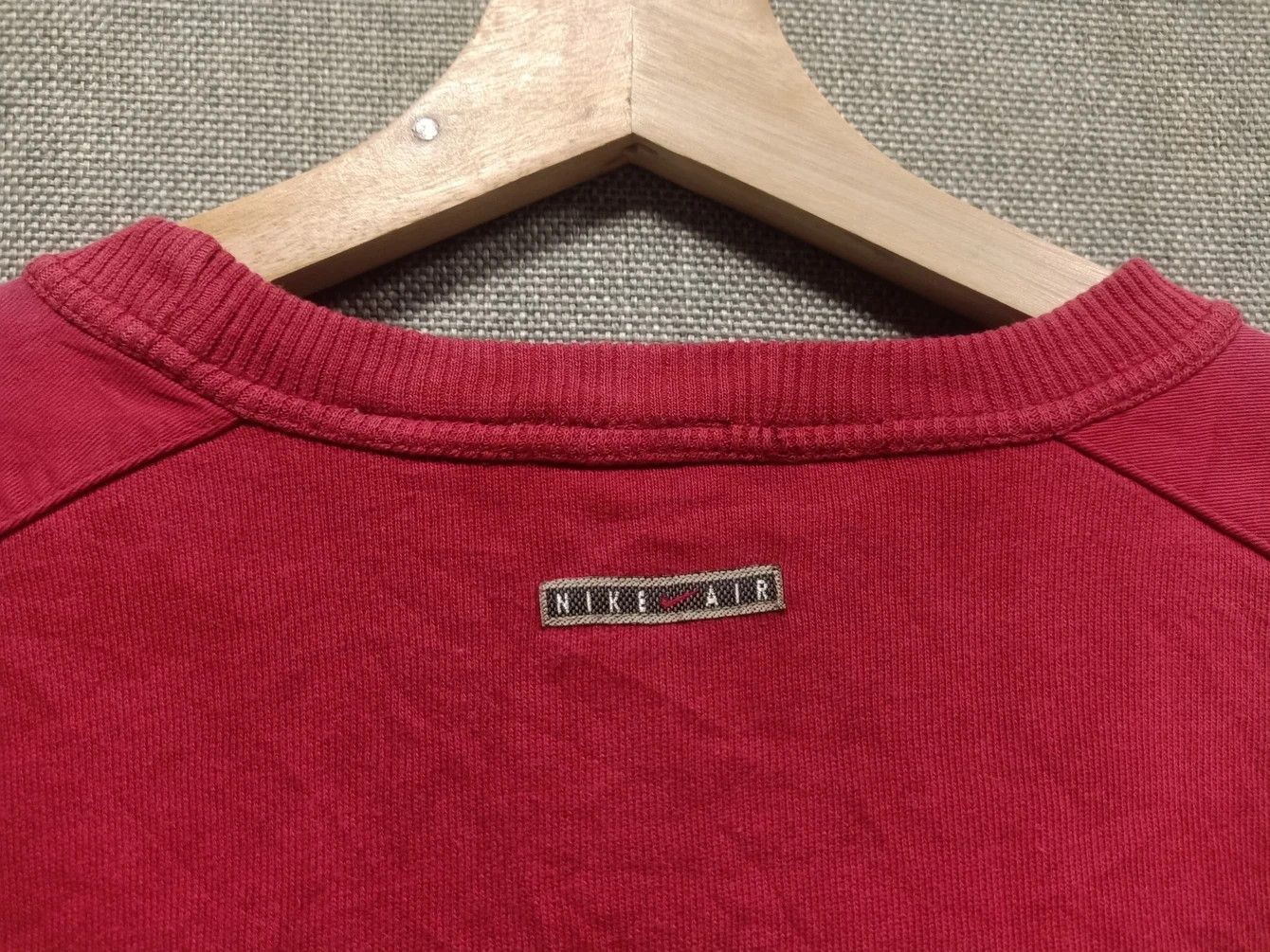 Nike vintage 90s sweatshirt nike air logo embroidered Size US M / EU 48-50 / 2 - 2 Thumbnail