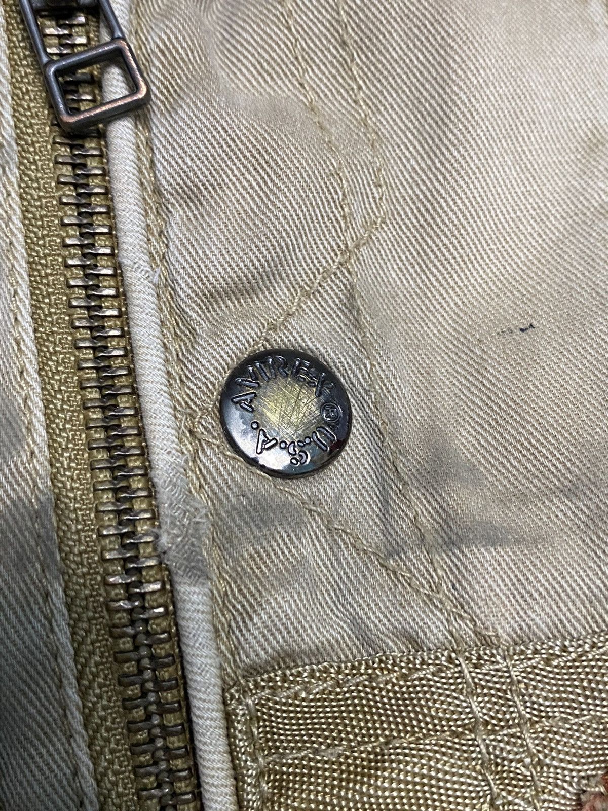 VINTAGE AVIREX AIR FORCE FULL ZIPPER TACTICAL JACKET