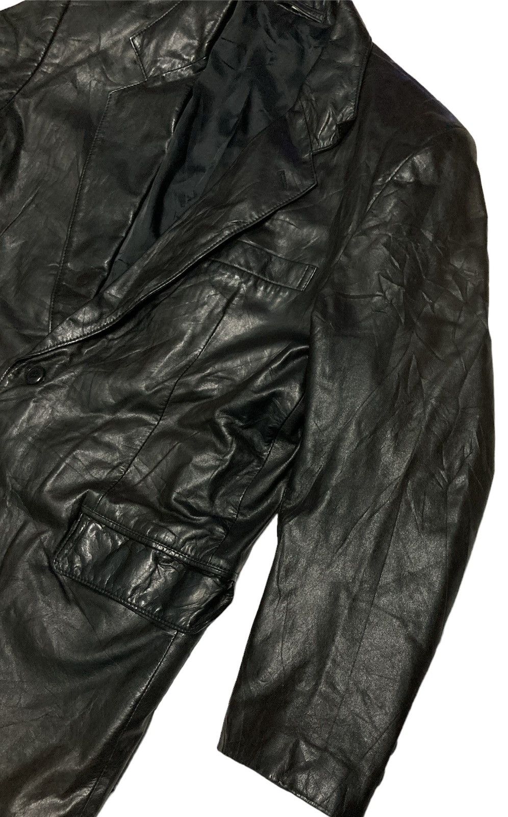 Japanese Brand JAPANESE BRAND COWHIDE LEATHER LIGHT JACKET Size US L / EU 52-54 / 3 - 4 Thumbnail