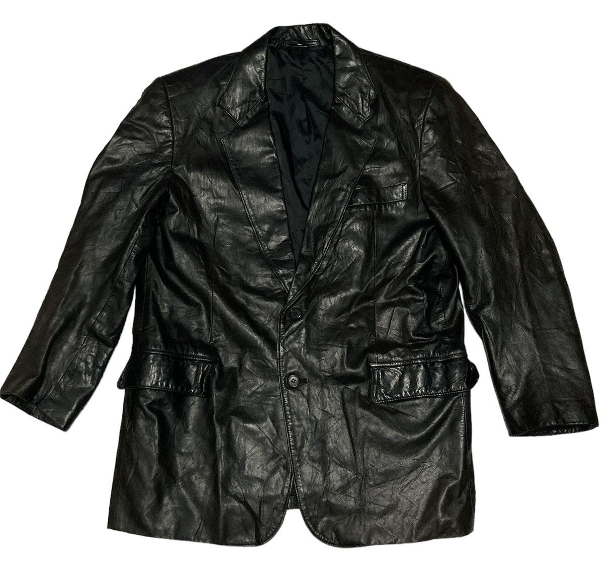 Japanese Brand JAPANESE BRAND COWHIDE LEATHER LIGHT JACKET Size US L / EU 52-54 / 3 - 1 Thumbnail