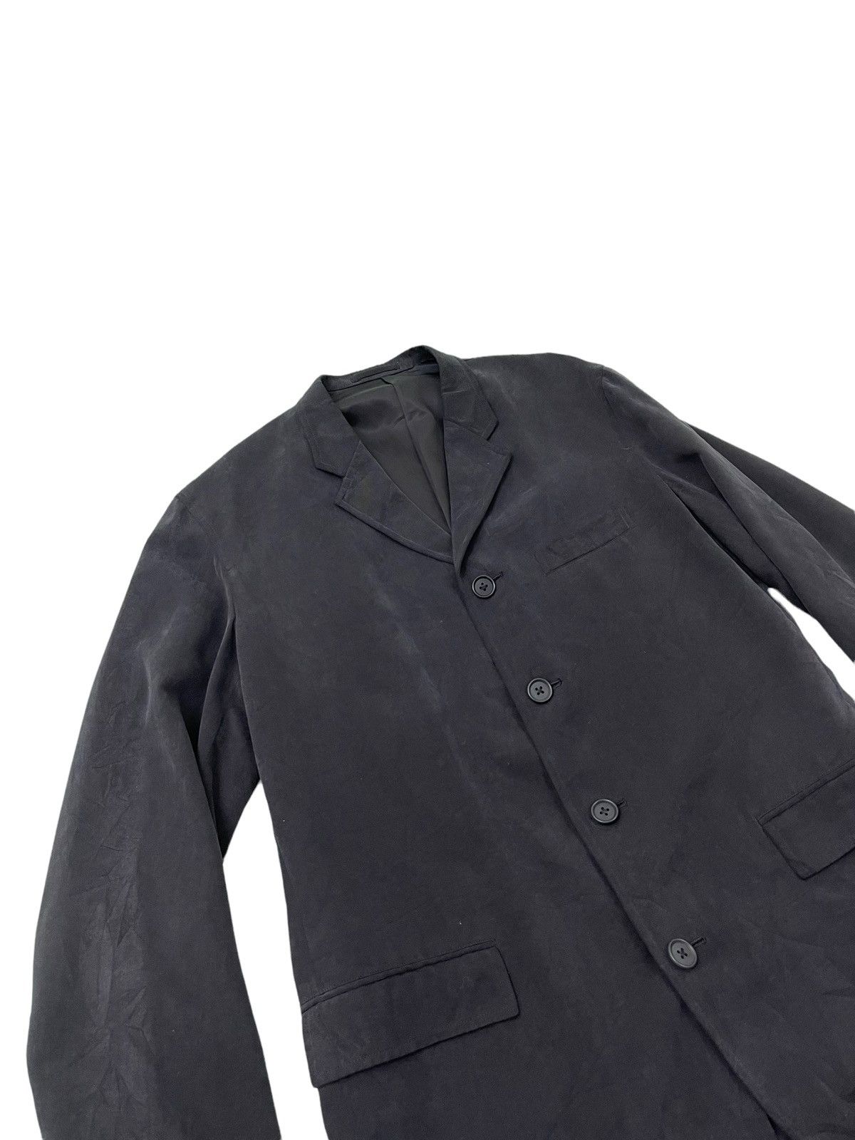 Yohji Yamamoto Y’s for Men 4 Button Rayon Chore Jacket 4🟩 Size US M / EU 48-50 / 2 - 3 Thumbnail