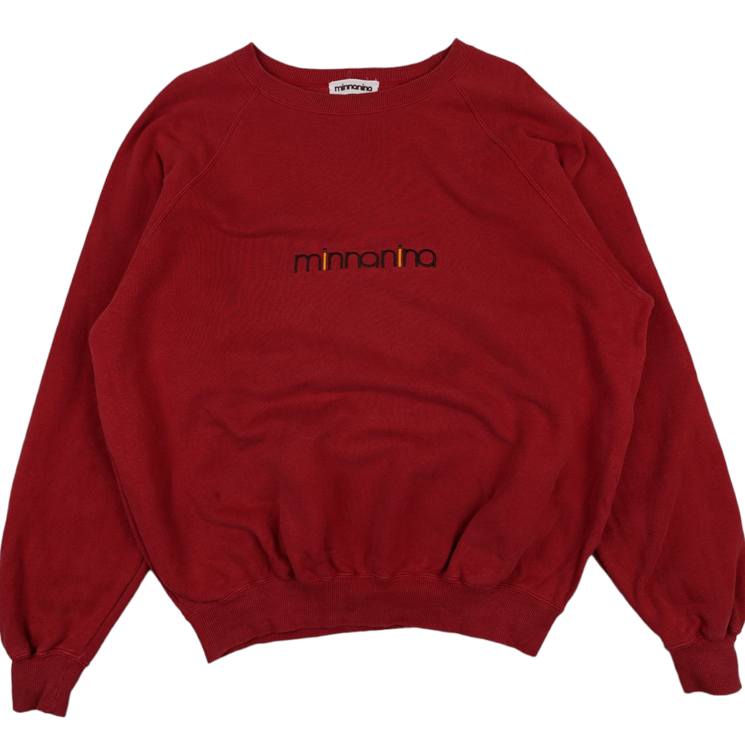 Japanese Brand Vintage 80's Japan MINNANINA Spell Out Jumper Sweatshirt Size US XL / EU 56 / 4 - 2 Thumbnail