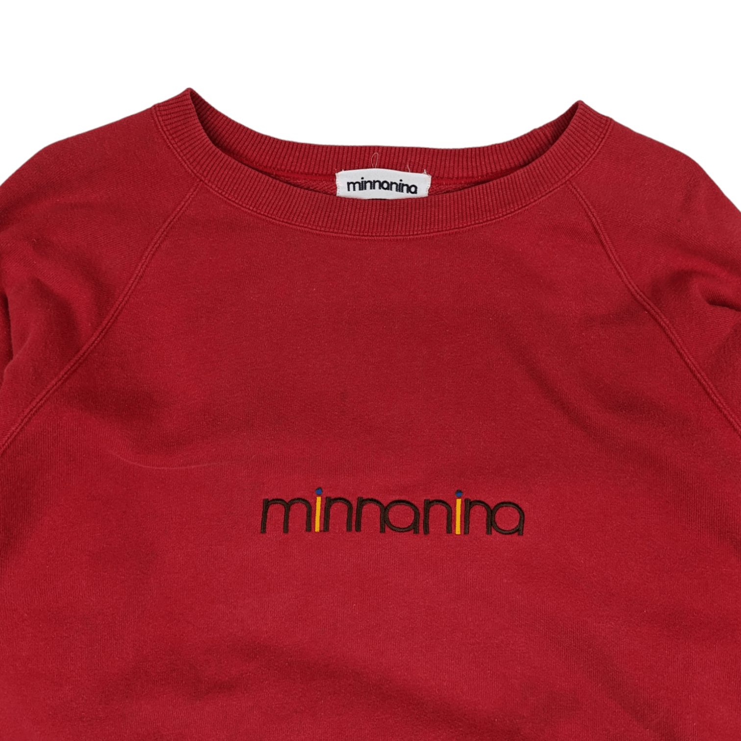 Japanese Brand Vintage 80's Japan MINNANINA Spell Out Jumper Sweatshirt Size US XL / EU 56 / 4 - 4 Thumbnail