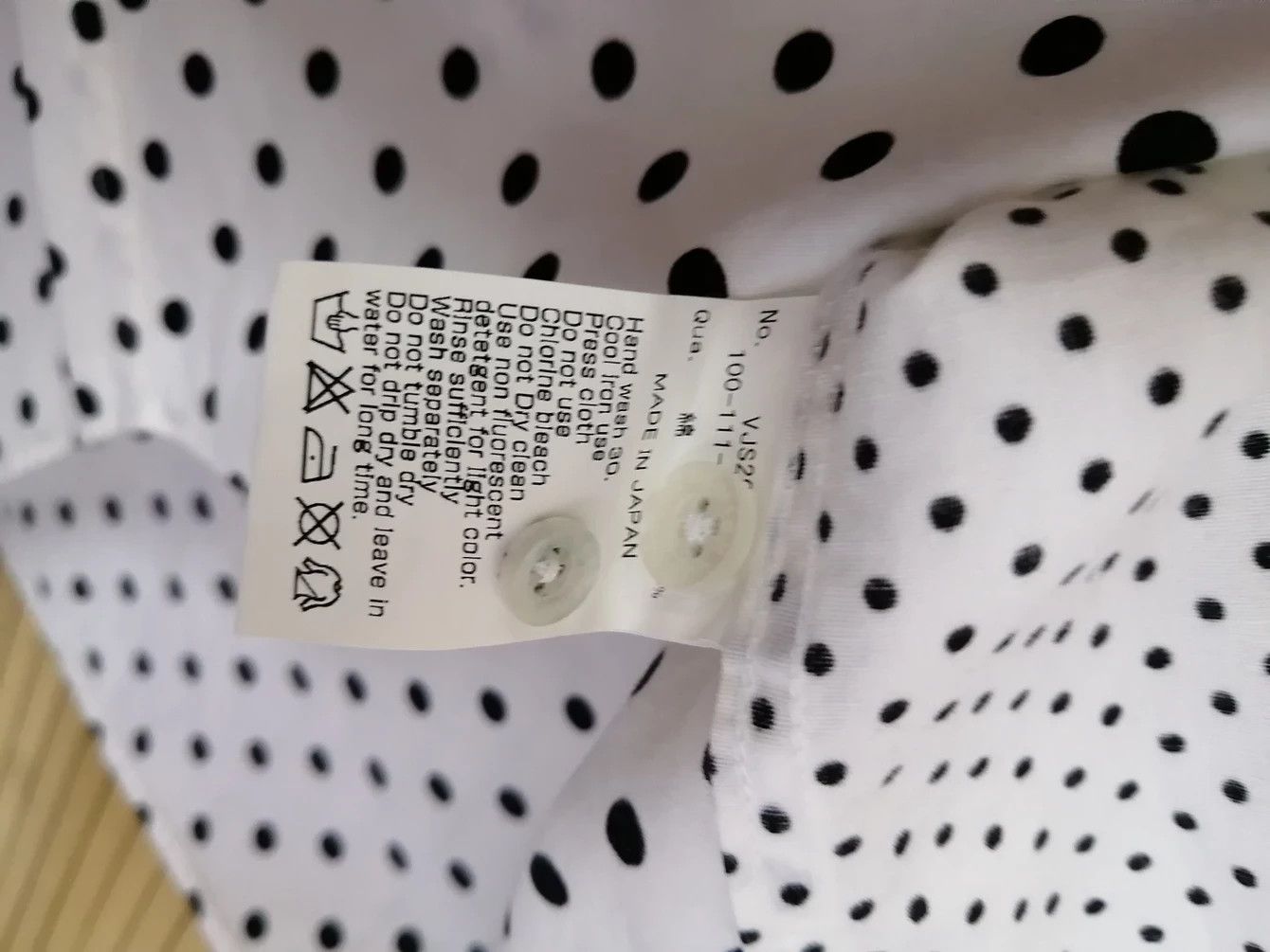 Vanquish VANQUISH Polkadot Shirt - Size M Size US M / EU 48-50 / 2 - 2 Thumbnail