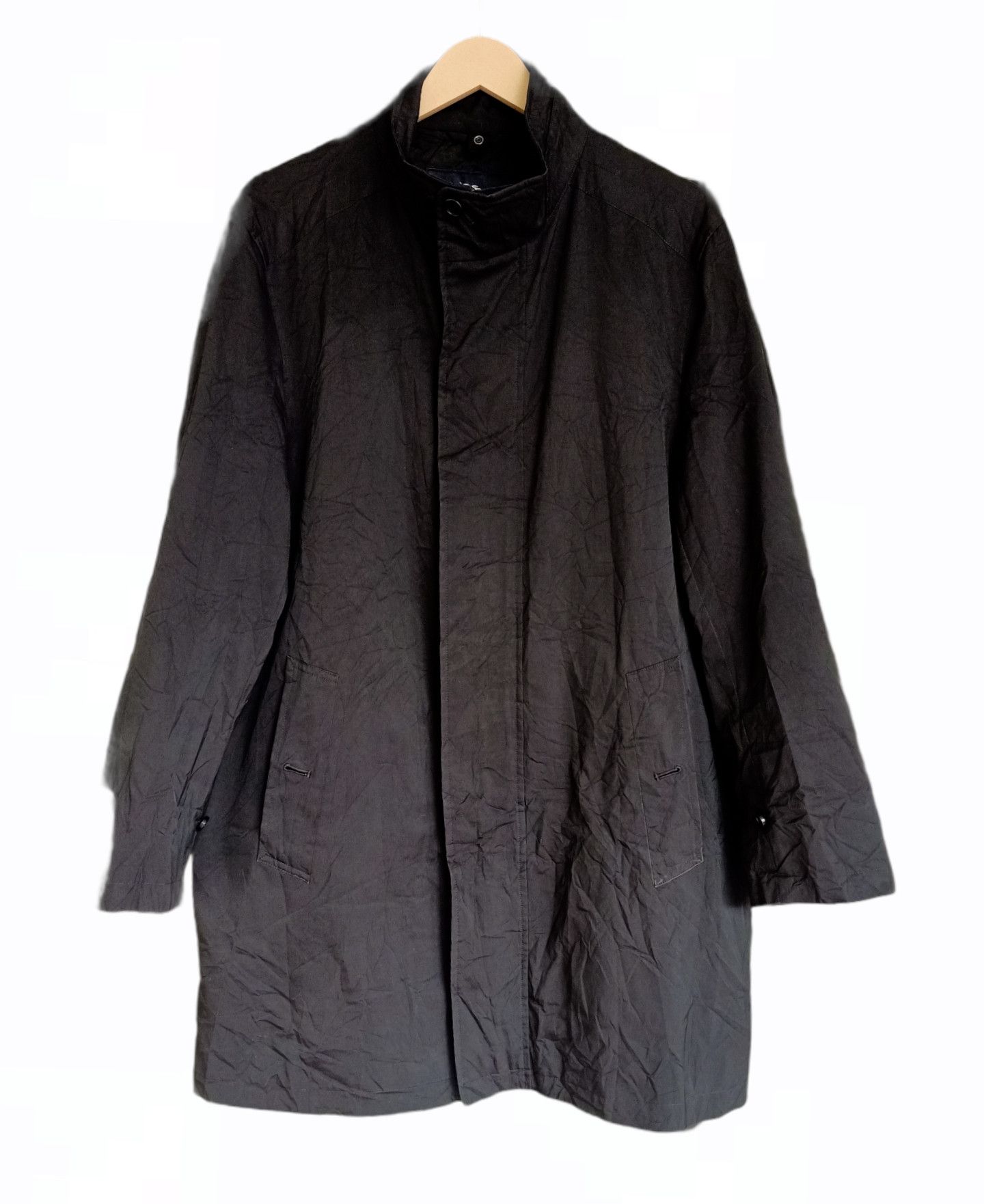 Burberry × Vintage Burberry London Black Plain Trench Jacket Size US M / EU 48-50 / 2 - 1 Thumbnail