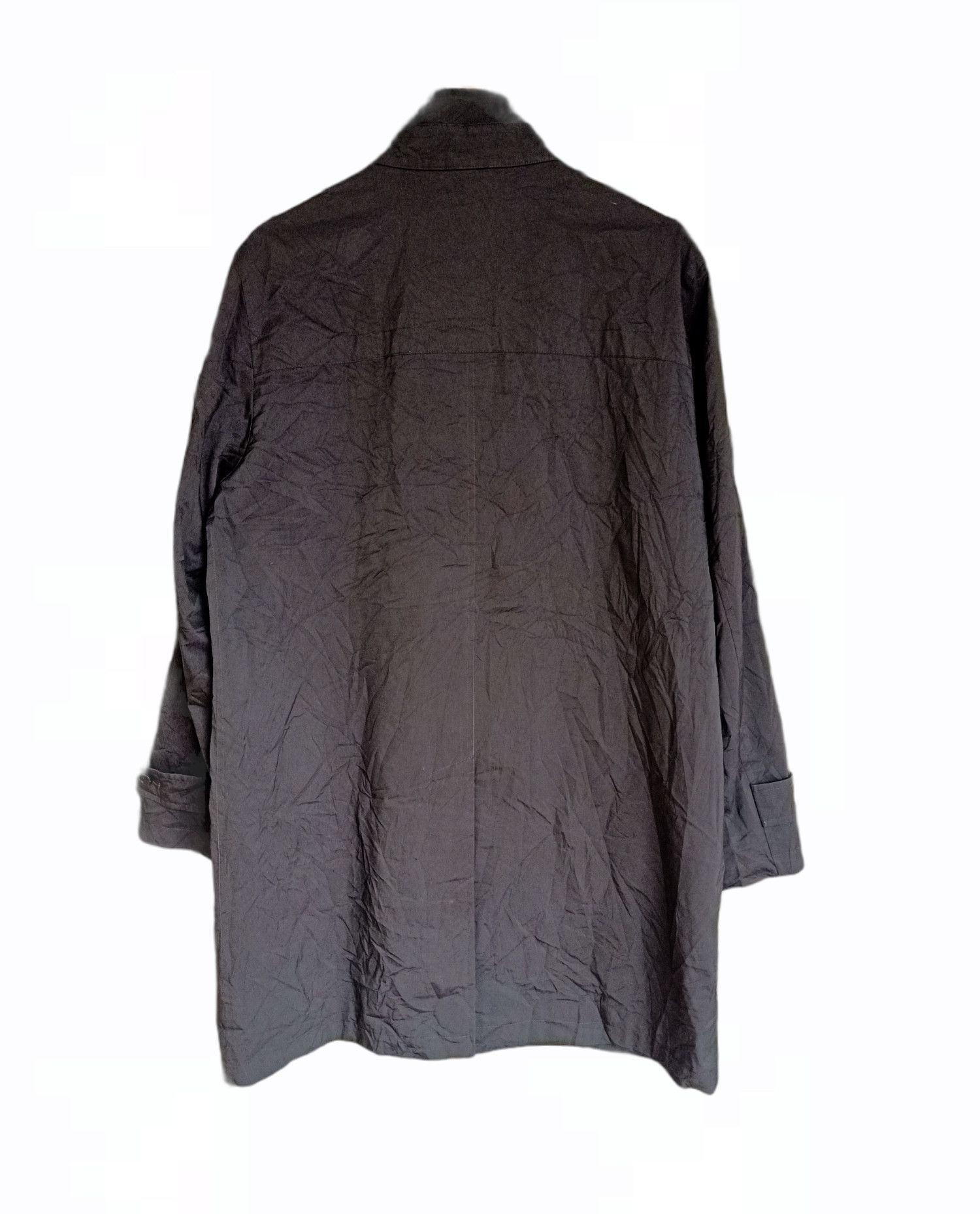 Burberry × Vintage Burberry London Black Plain Trench Jacket Size US M / EU 48-50 / 2 - 3 Thumbnail
