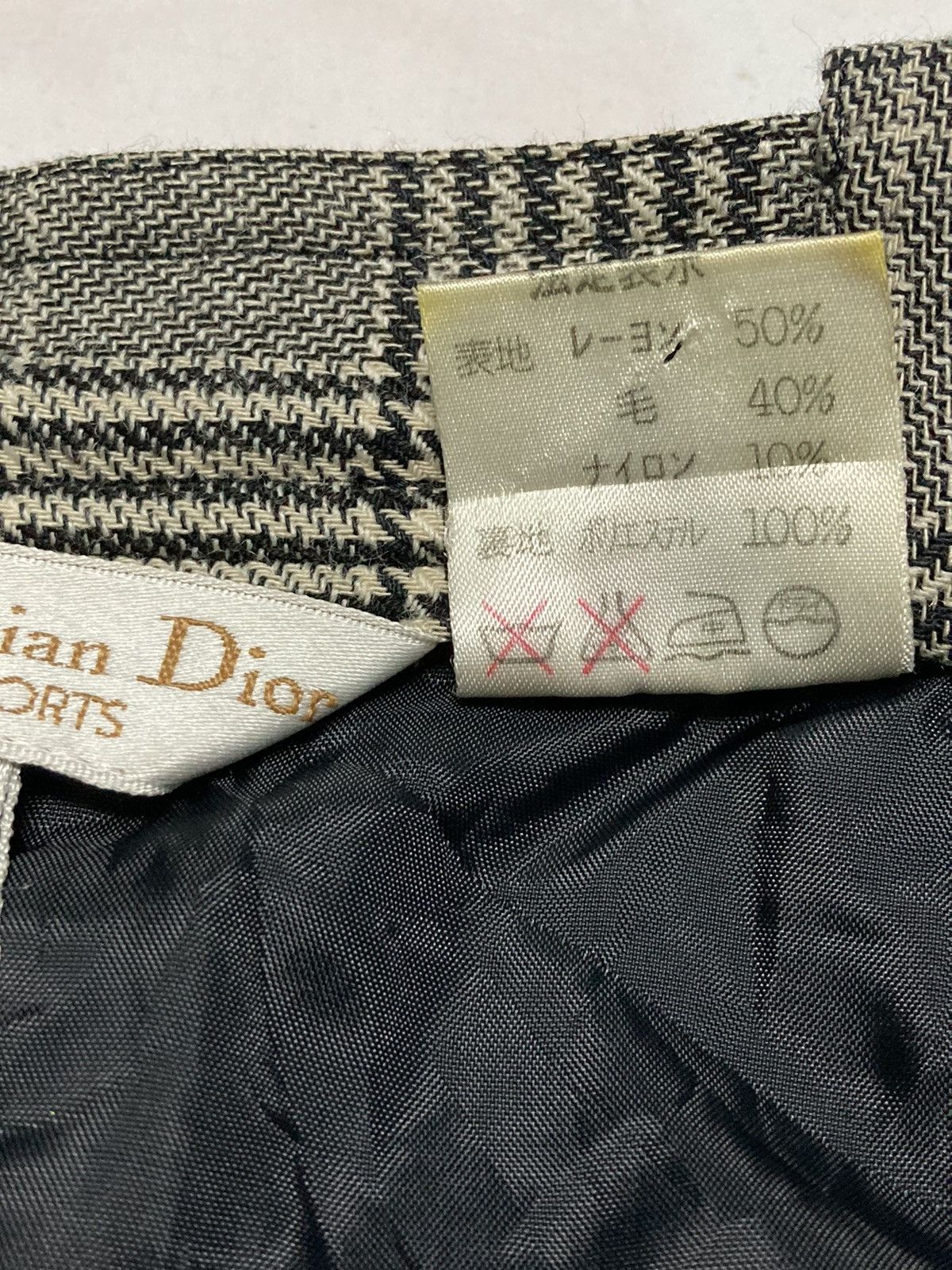 Christian Dior Monsieur Vintage Christian Dior Sport Trouser Size 22" - 8 Thumbnail