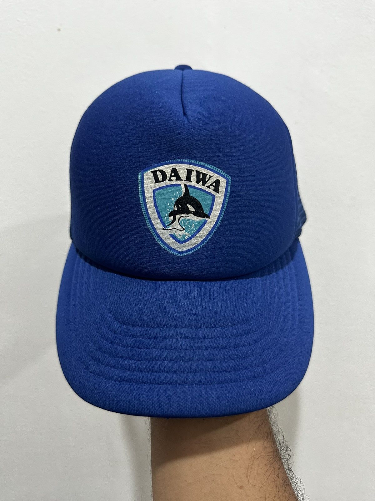 Japanese Brand 🔥Vintage🔥 Daiwa Whales Trucker Hat Size ONE SIZE - 2 Thumbnail