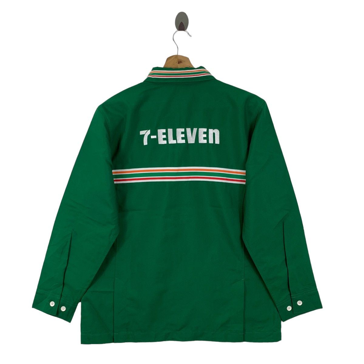 uniform experiment Vintage 7Eleven Mart Uniform Zipper Jacket Size US M / EU 48-50 / 2 - 5 Thumbnail