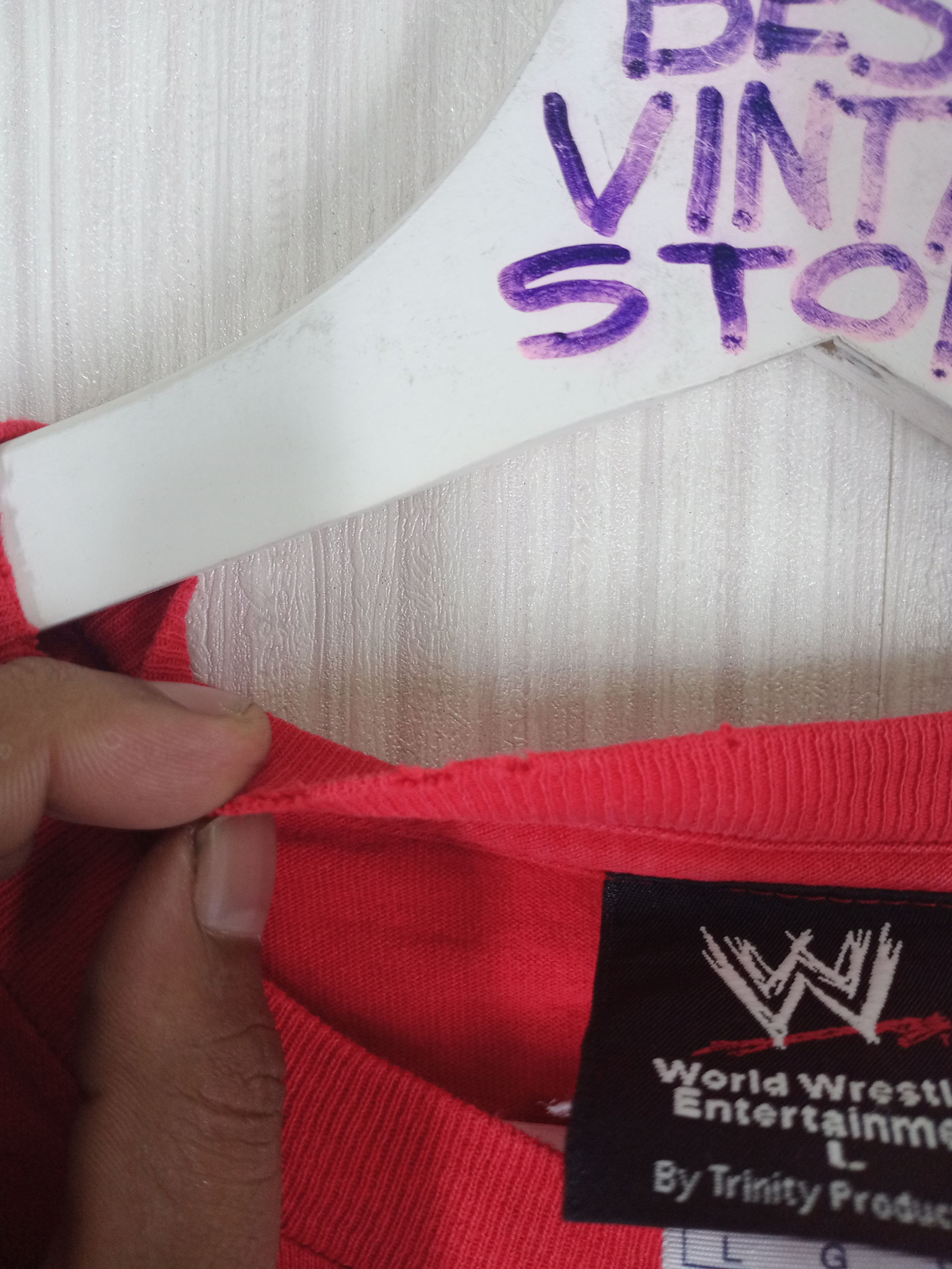 WWE Vintage Hulk Hogan Hulkamania Distressed Tshirt Size US L / EU 52-54 / 3 - 4 Thumbnail