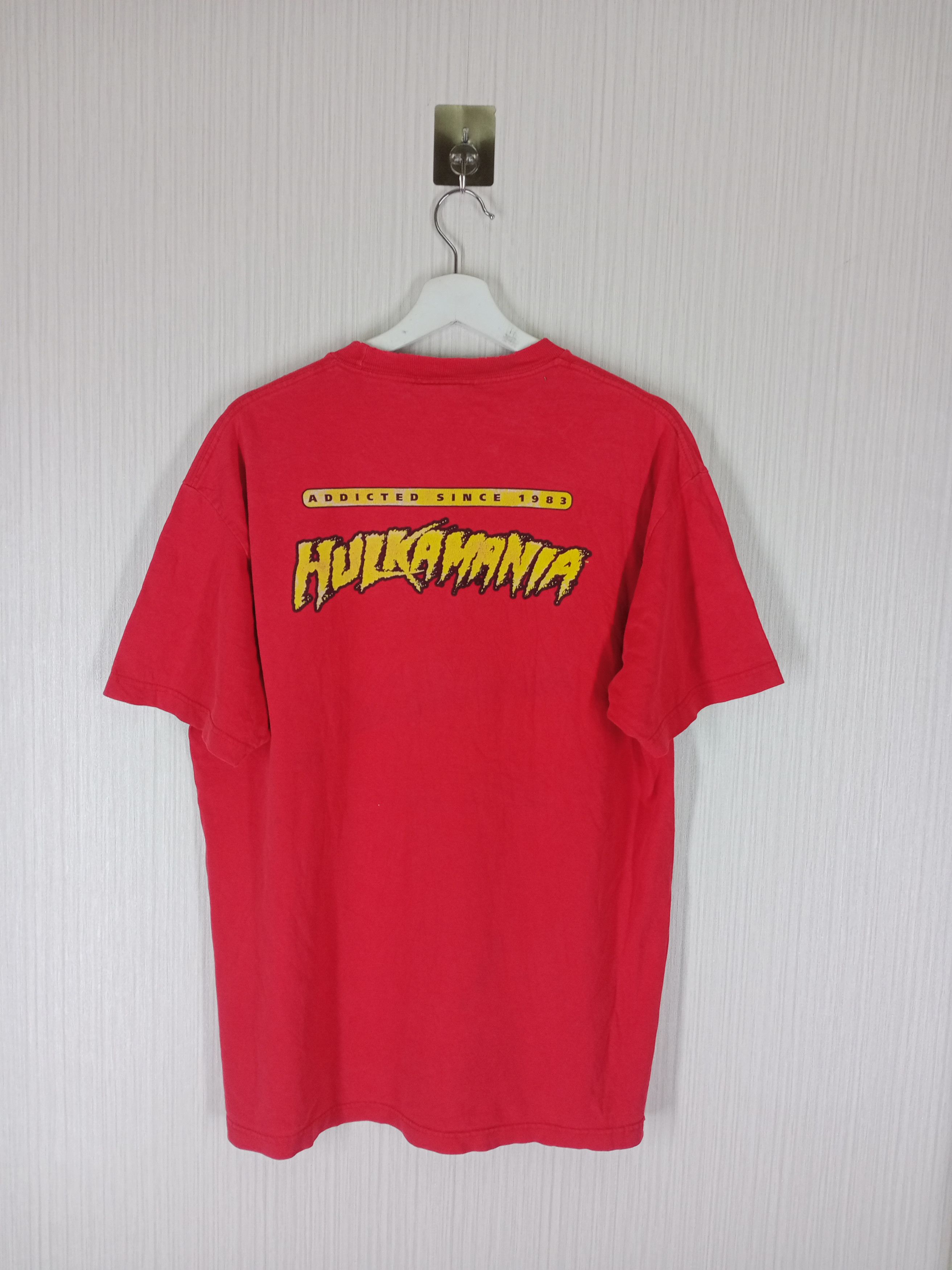 WWE Vintage Hulk Hogan Hulkamania Distressed Tshirt Size US L / EU 52-54 / 3 - 2 Thumbnail