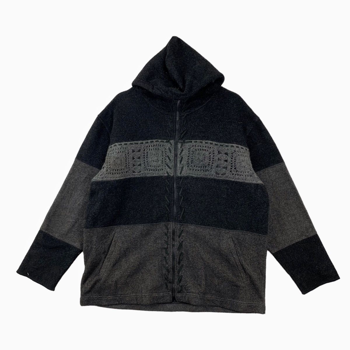 Vintage Ficce Yoshiyuki Konishi Fleece Zipper Jacket Light Jackets