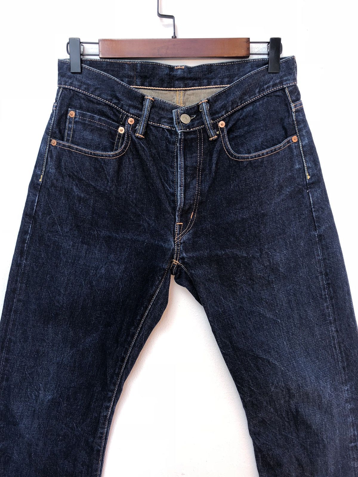 Blue Blue Japan BLUE BLUE JAPAN SELVEDGE DENIM JEANS Size US 29 - 6 Thumbnail