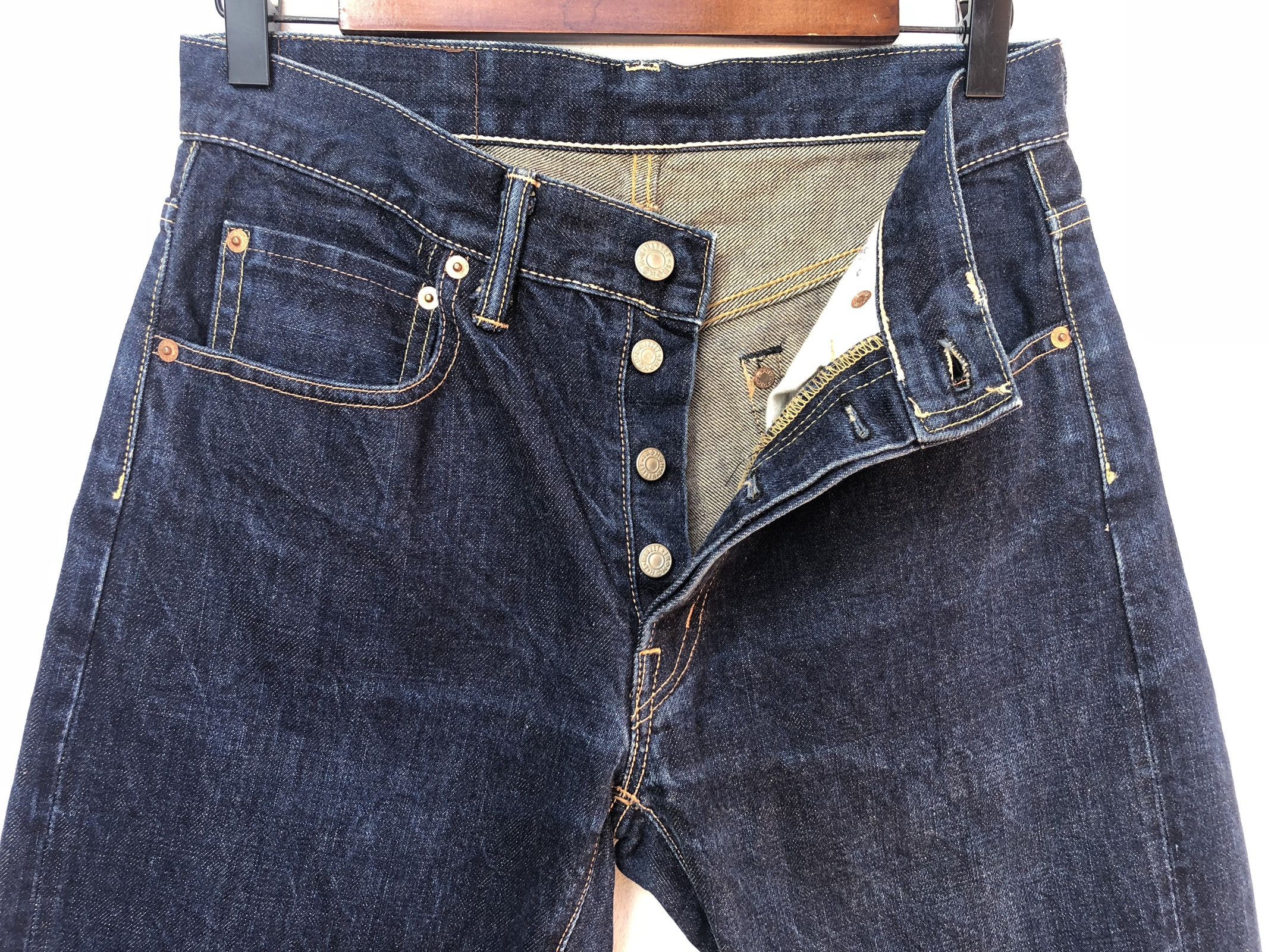 Blue Blue Japan BLUE BLUE JAPAN SELVEDGE DENIM JEANS Size US 29 - 10 Thumbnail