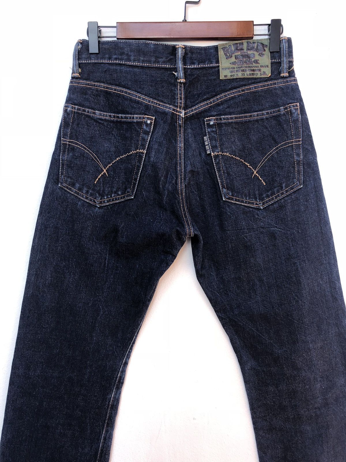 Blue Blue Japan BLUE BLUE JAPAN SELVEDGE DENIM JEANS Size US 29 - 2 Thumbnail
