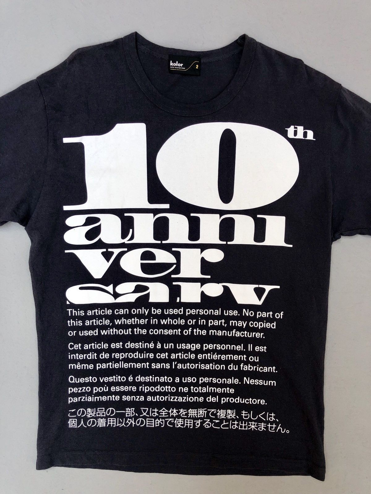 Kolor Kolor 10th Anniversary Tshirt Size US M / EU 48-50 / 2 - 2 Thumbnail